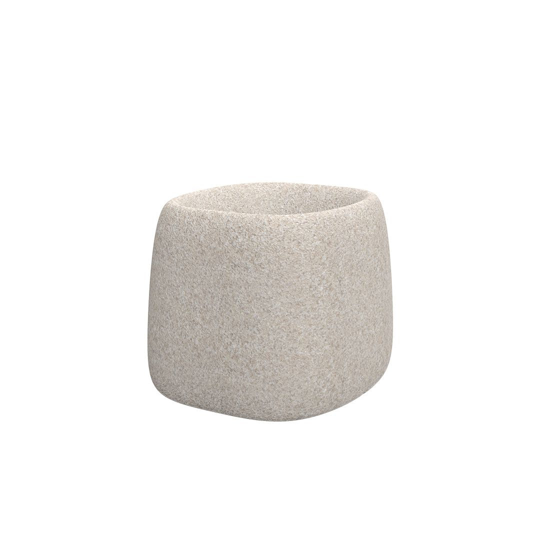 Organic Square Planter Ecru Granite