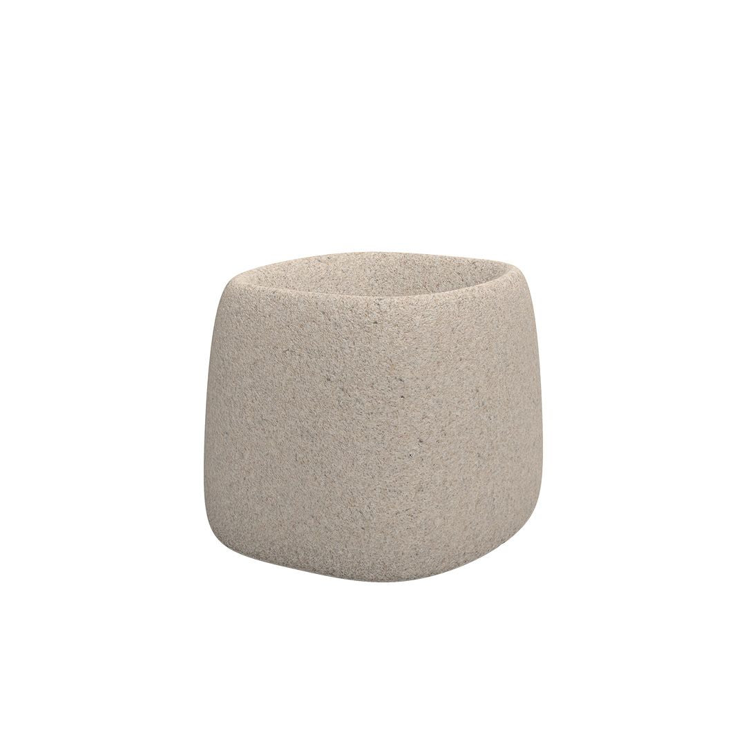 Organic Square Planter Cream Granite