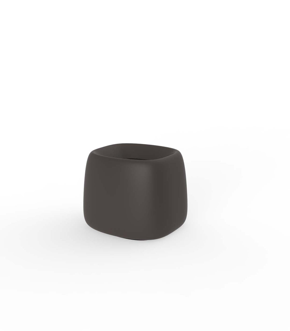 Organic Square Planter Brown