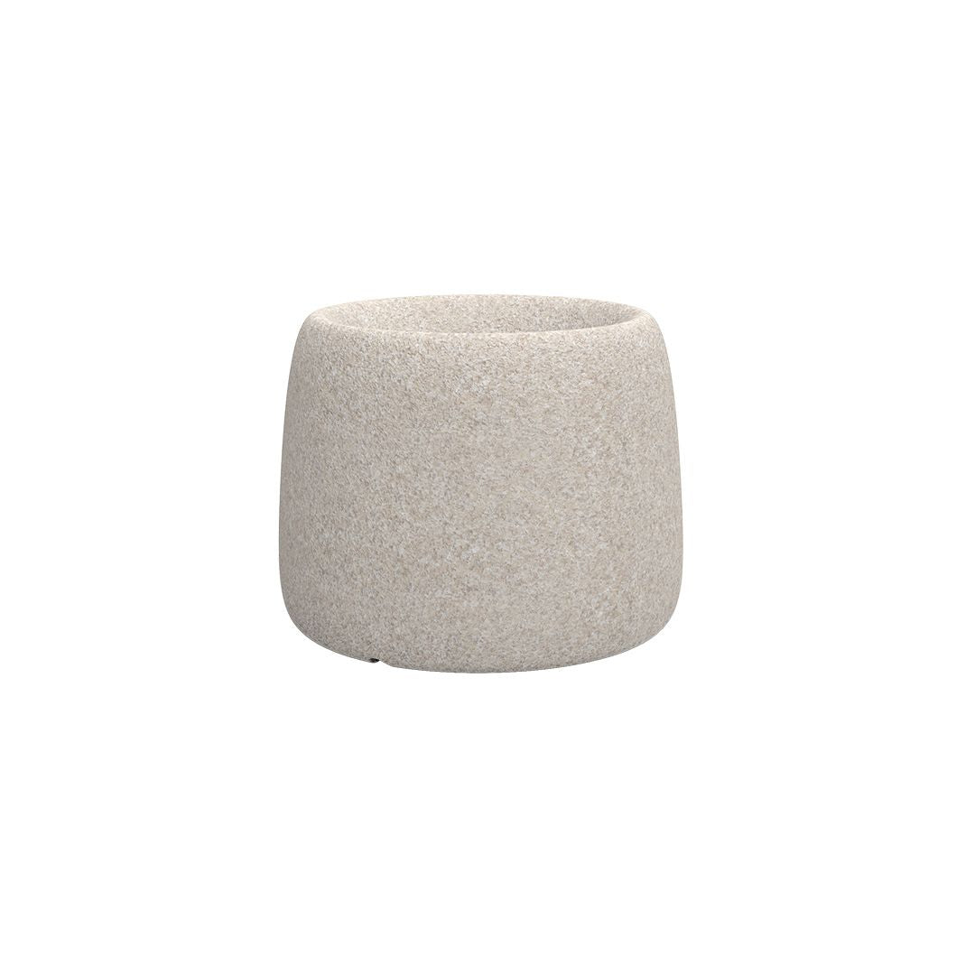 Organic Ronde Bloempot Ø35x27 cm Ecru Granite