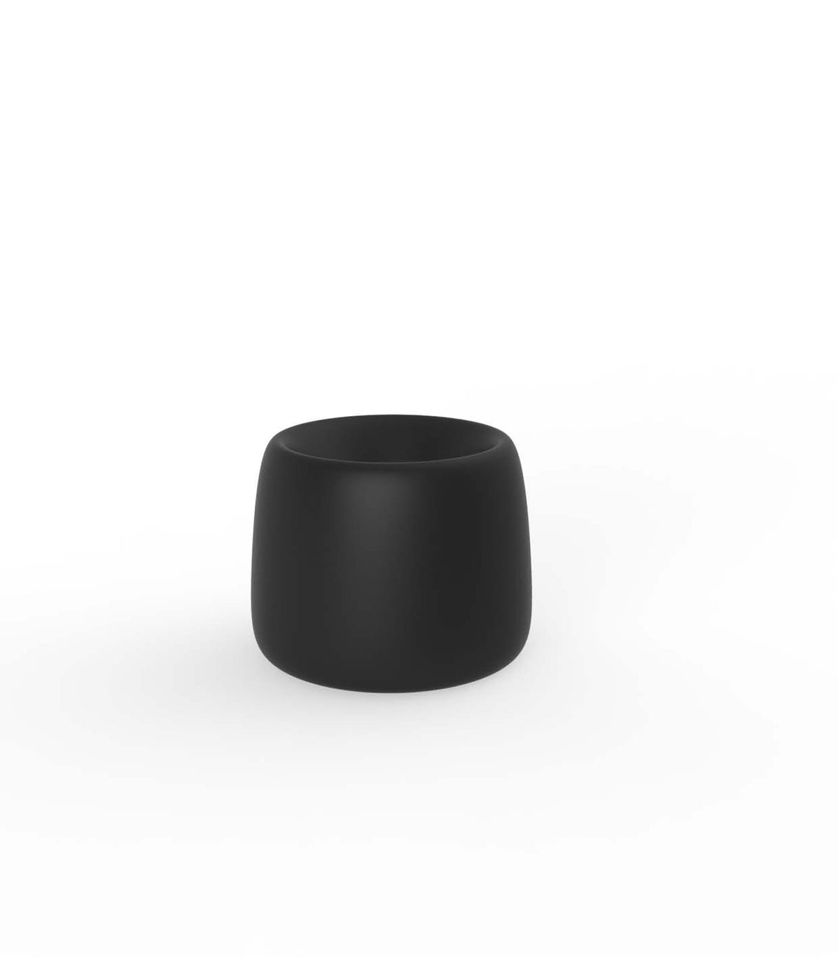 Organic Ronde Bloempot Ø35x27 cm Black