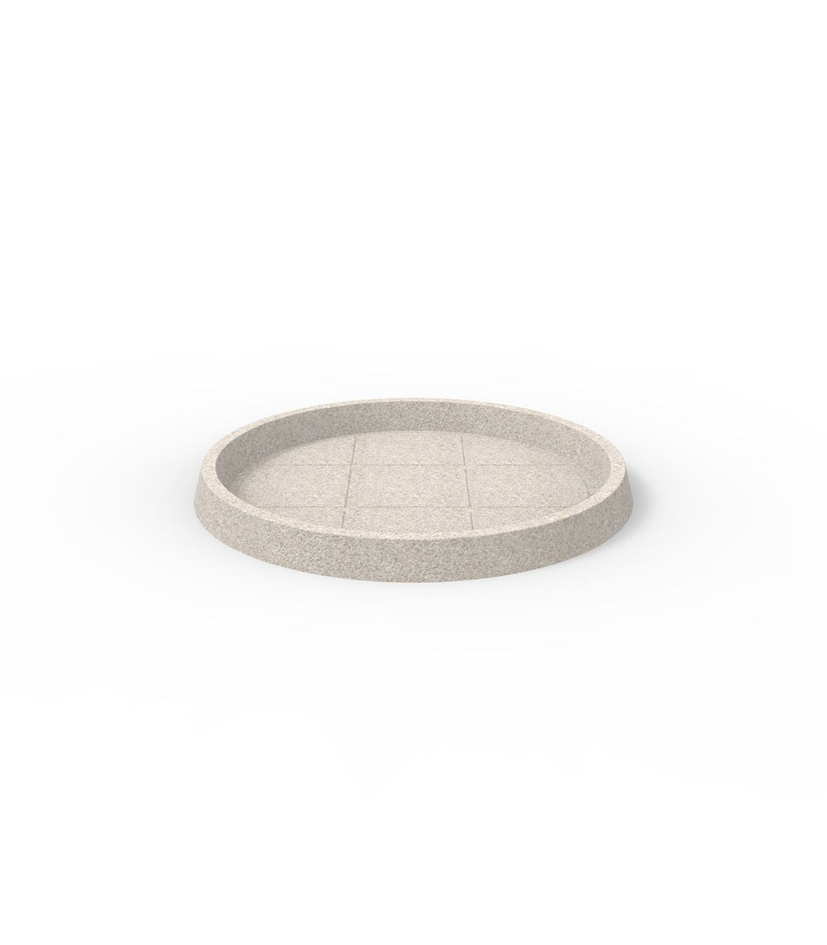 Ronde Onderschotel Ø101 cm Ecru Granite