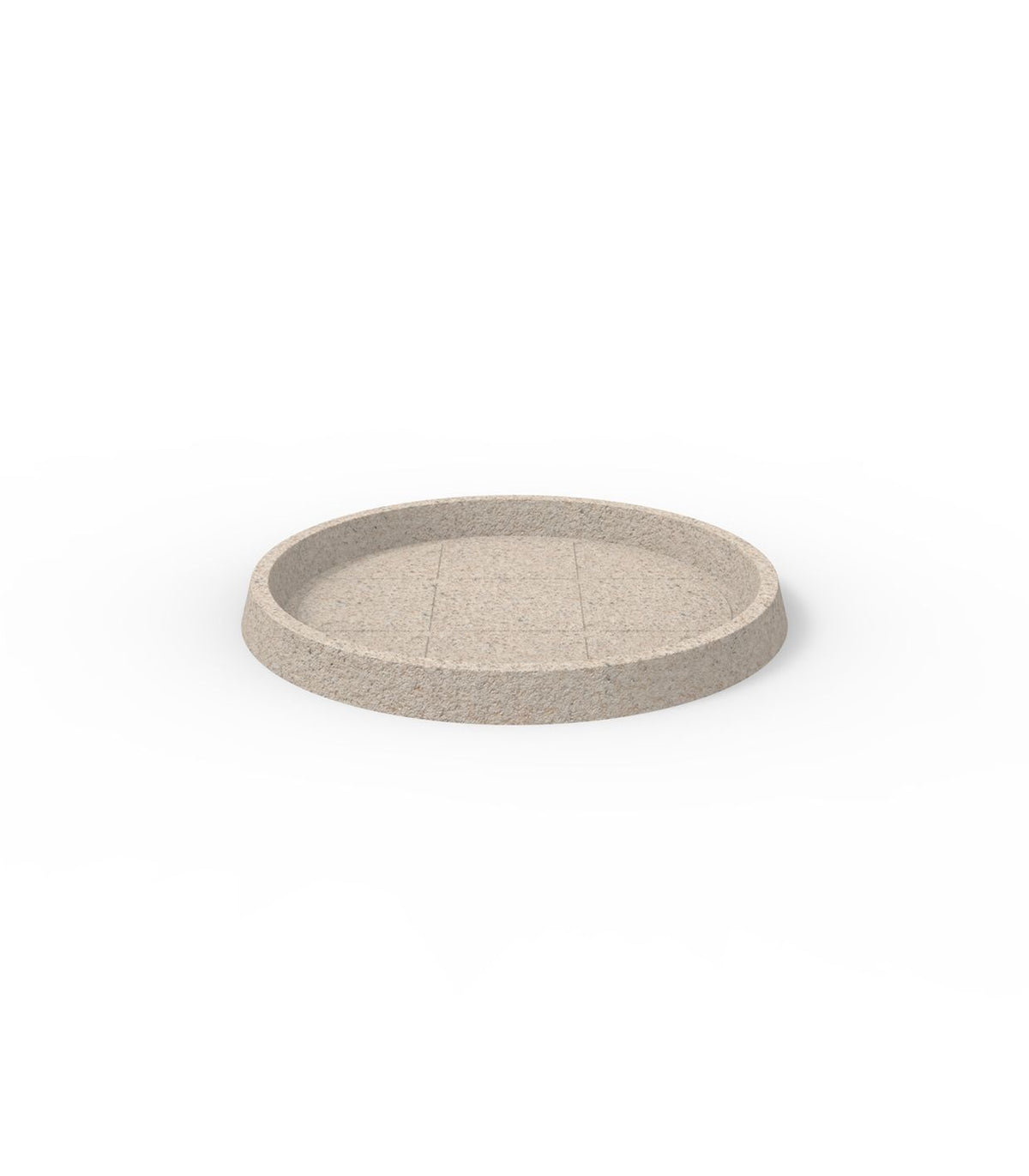 Ronde Onderschotel Ø101 cm Cream Granite