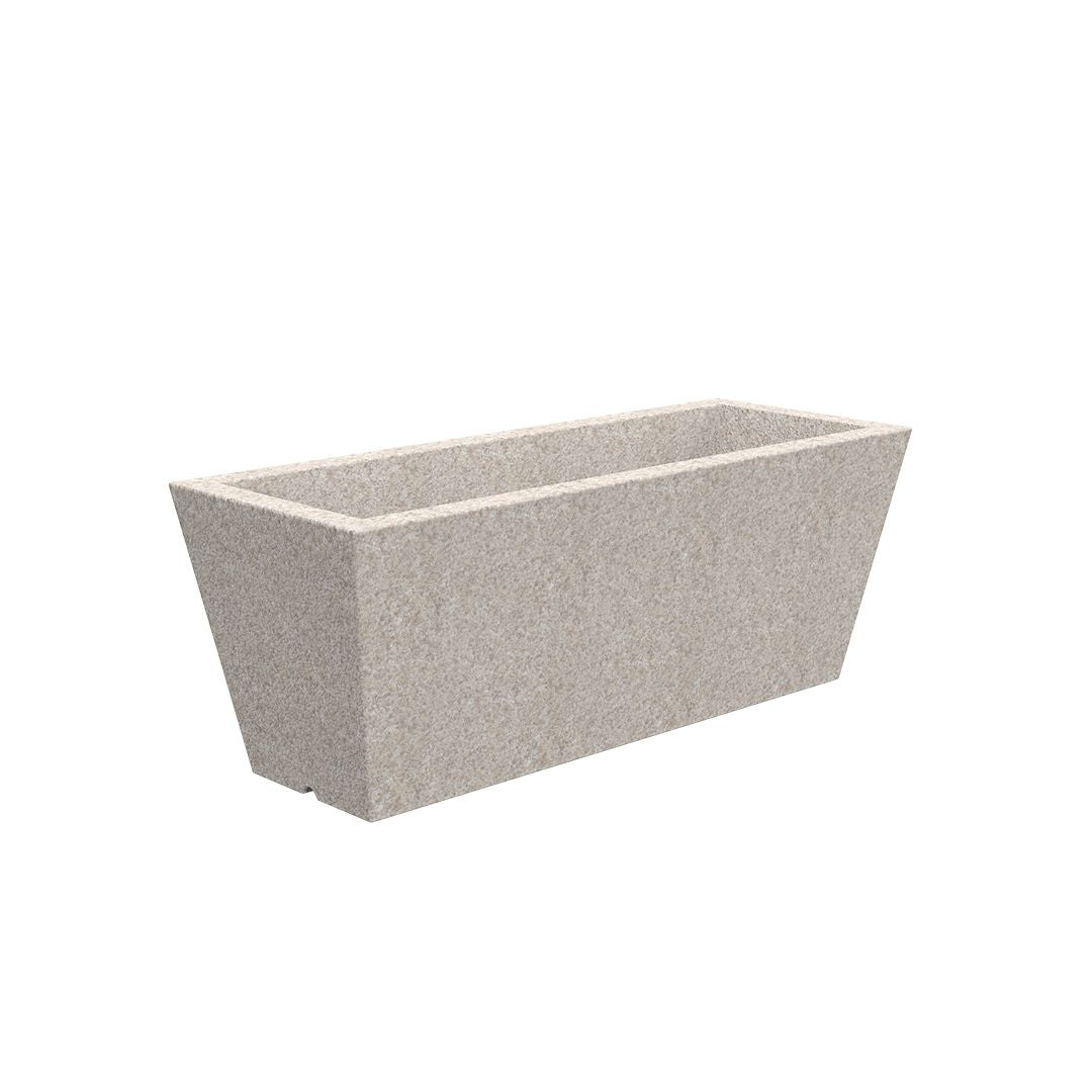 Conic Jardiniere Pot Ecru Granite