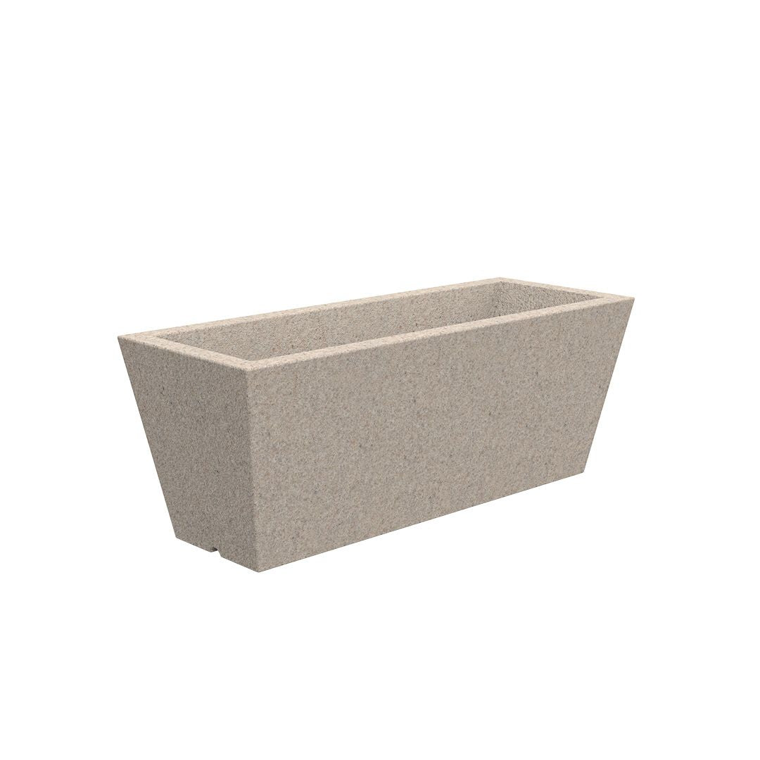 Conic Jardiniere Pot Cream Granite