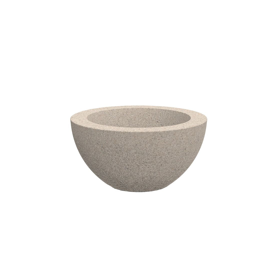 Sfera Bloempot Ø60x30 cm Cream Granite
