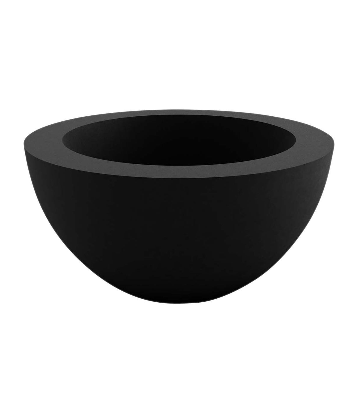 Sfera Bloempot Ø60x30 cm Black