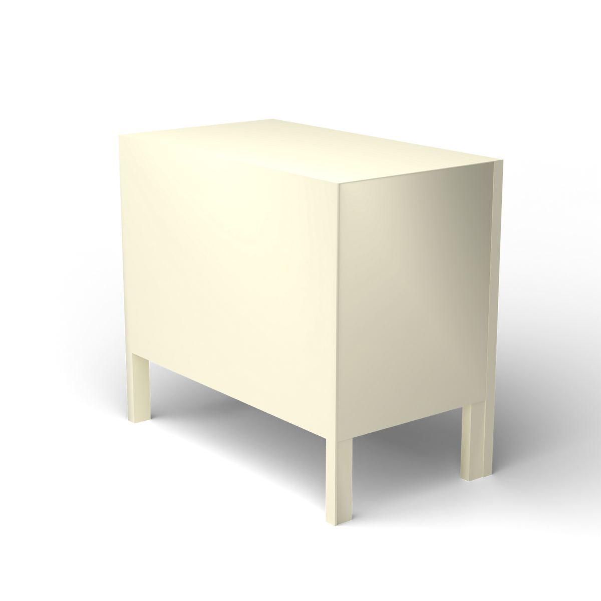 Ninfea Dressoir, 90 × 51 × h 80 cm, Butter White