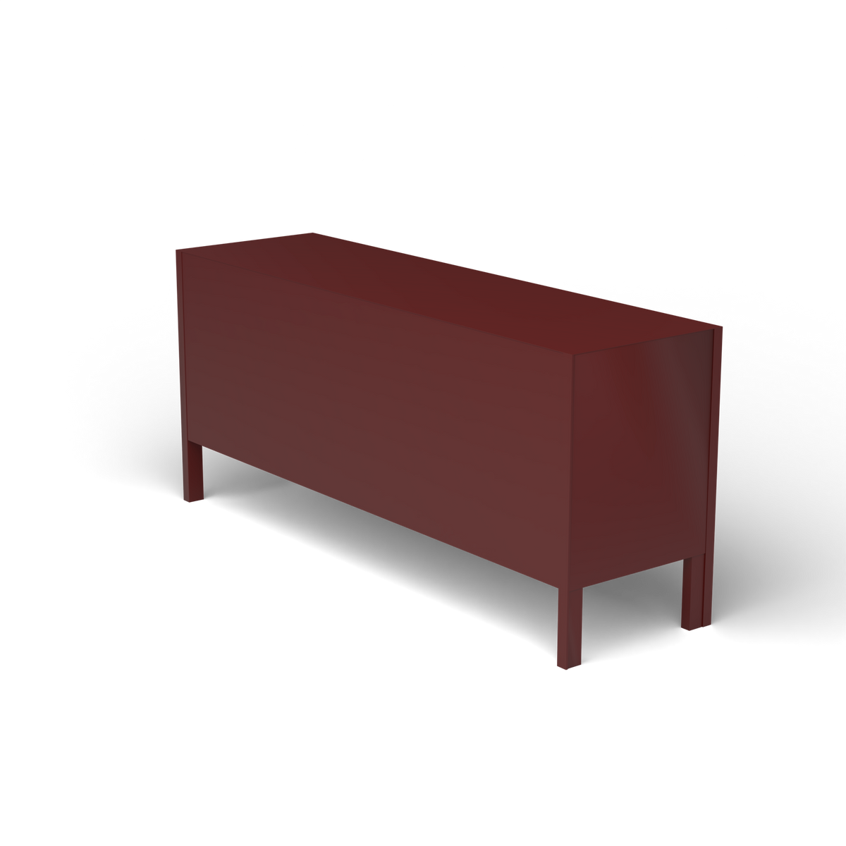 Ninfea Dressoir, 180 × 51 × h 80 cm, Chestnut Brown