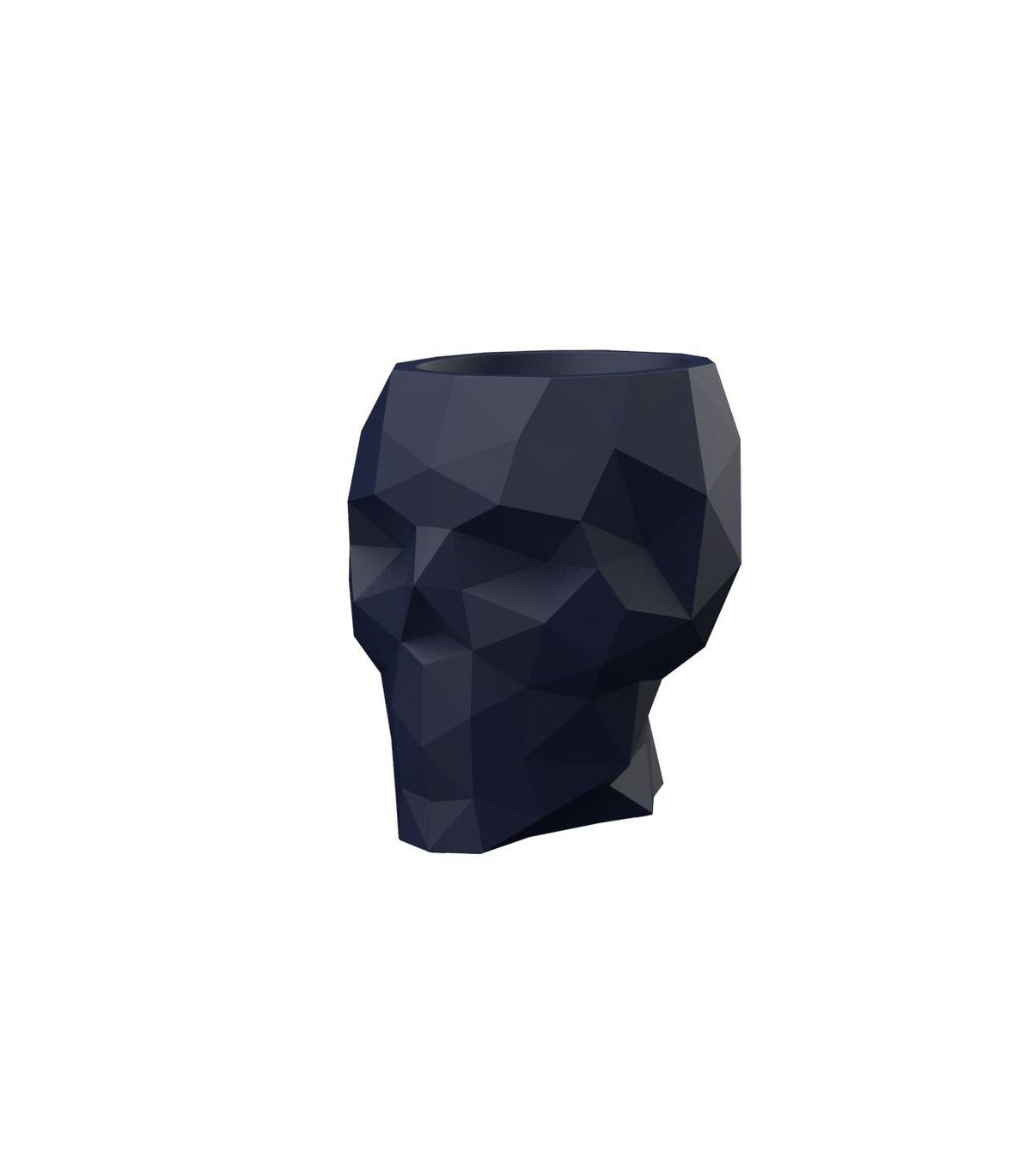 Skull Nano Bloempot 19x15x18 cm Blue