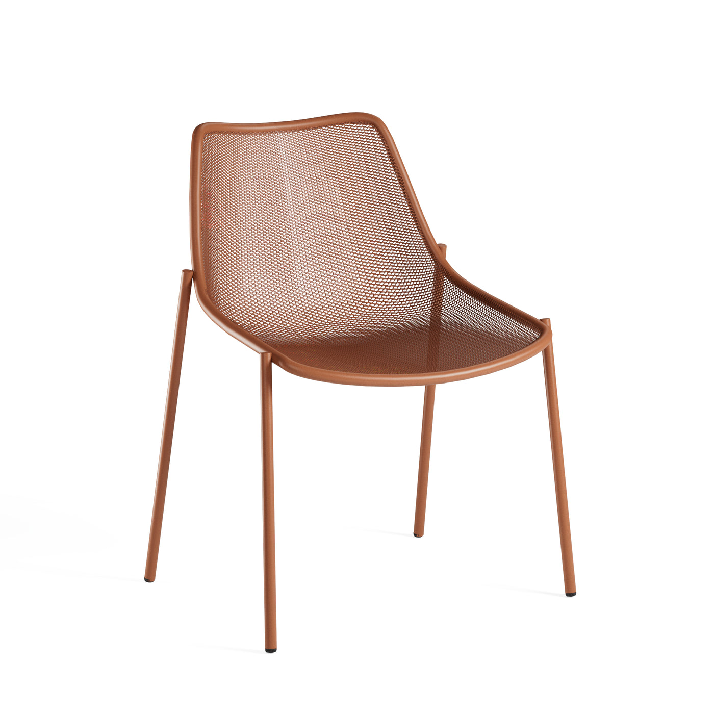 Emu Round Chair Maple Red