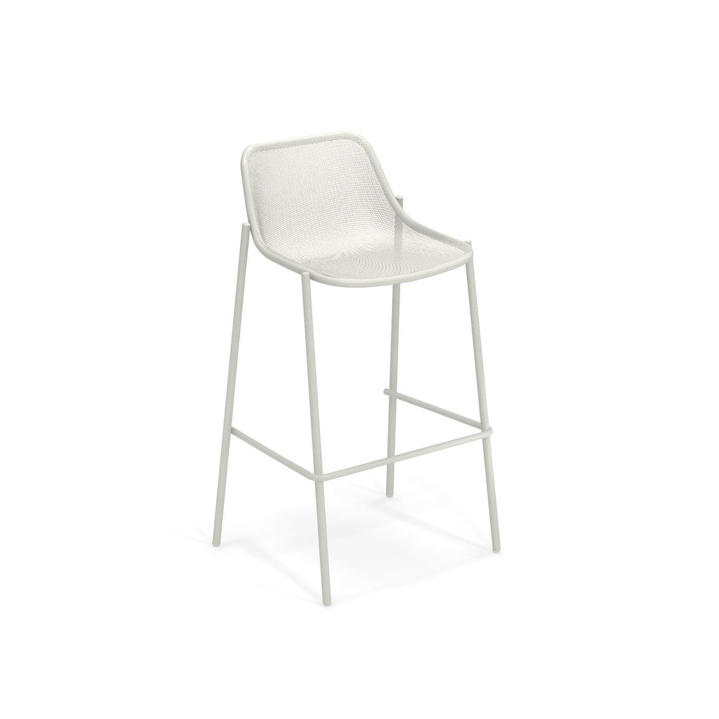 Emu Round Barstoel Matt White