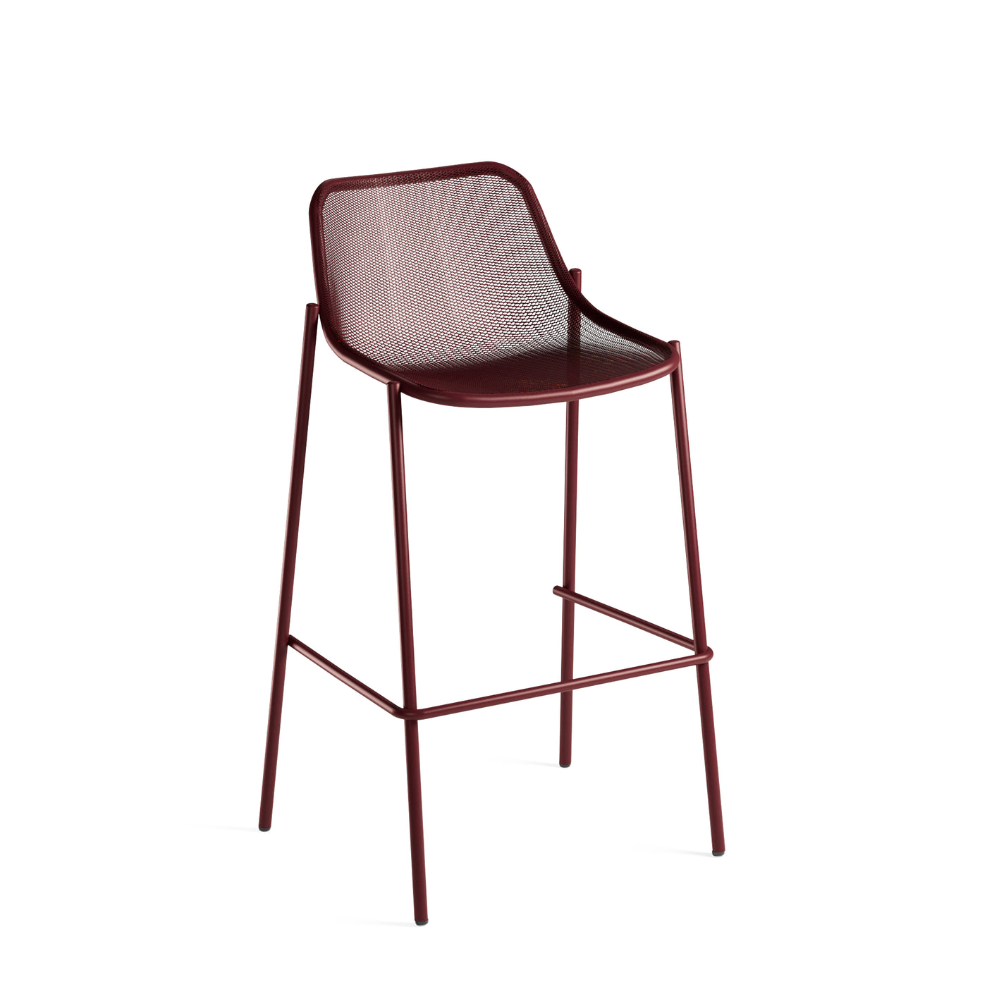Emu Round Barstoel Intense Red