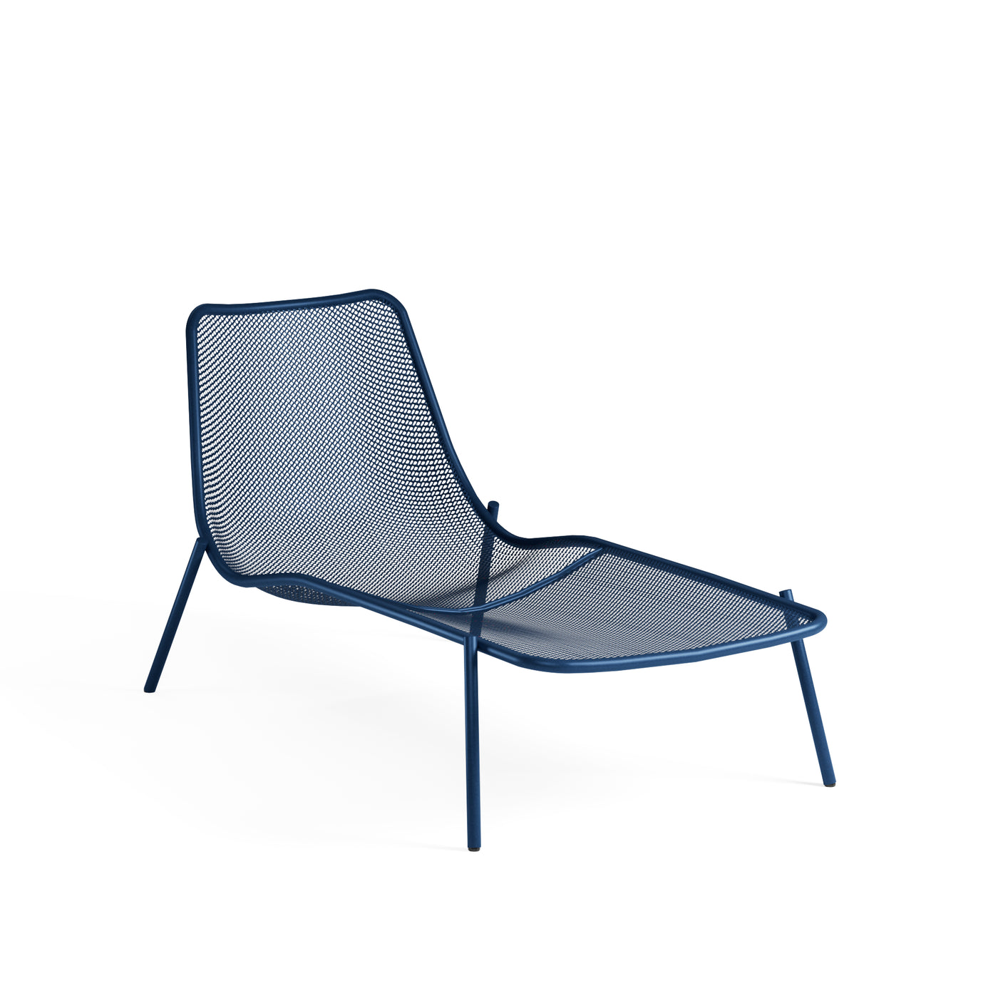 Emu Round Chaise Longue Sapphire Blue