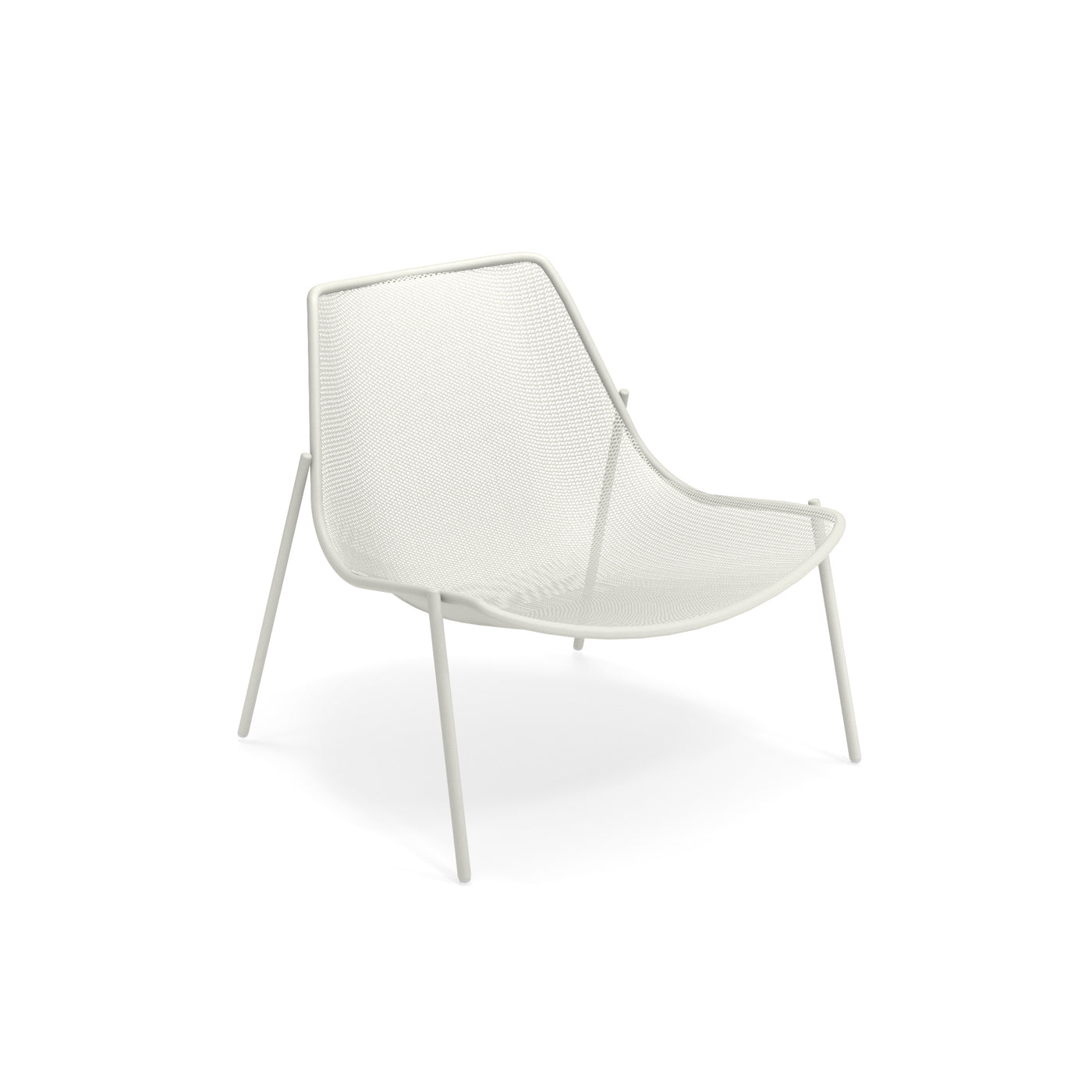 Emu Round Loungestoel Matt White