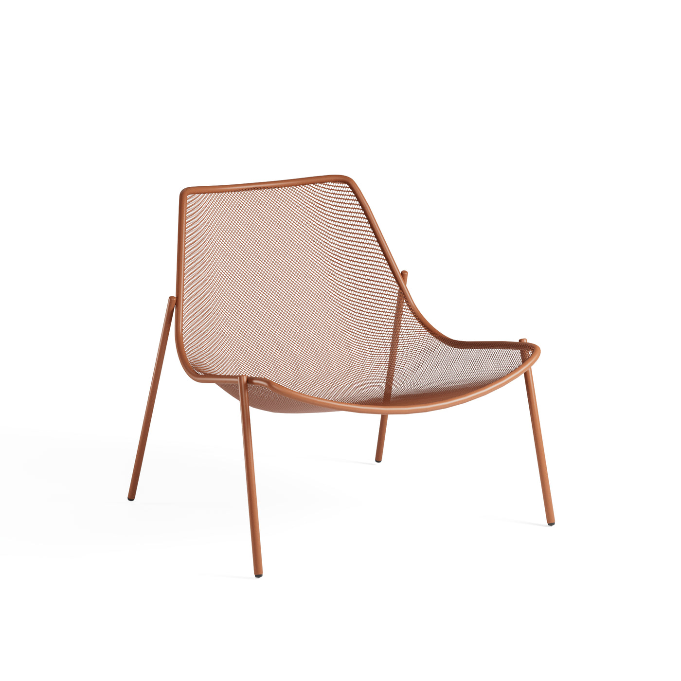 Emu Round Loungestoel Maple Red