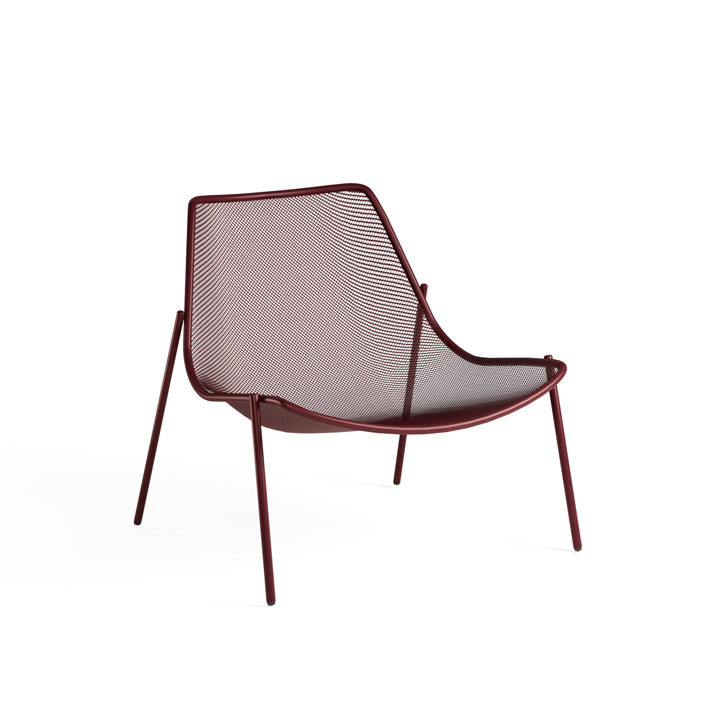 Emu Round Loungestoel Intense Red