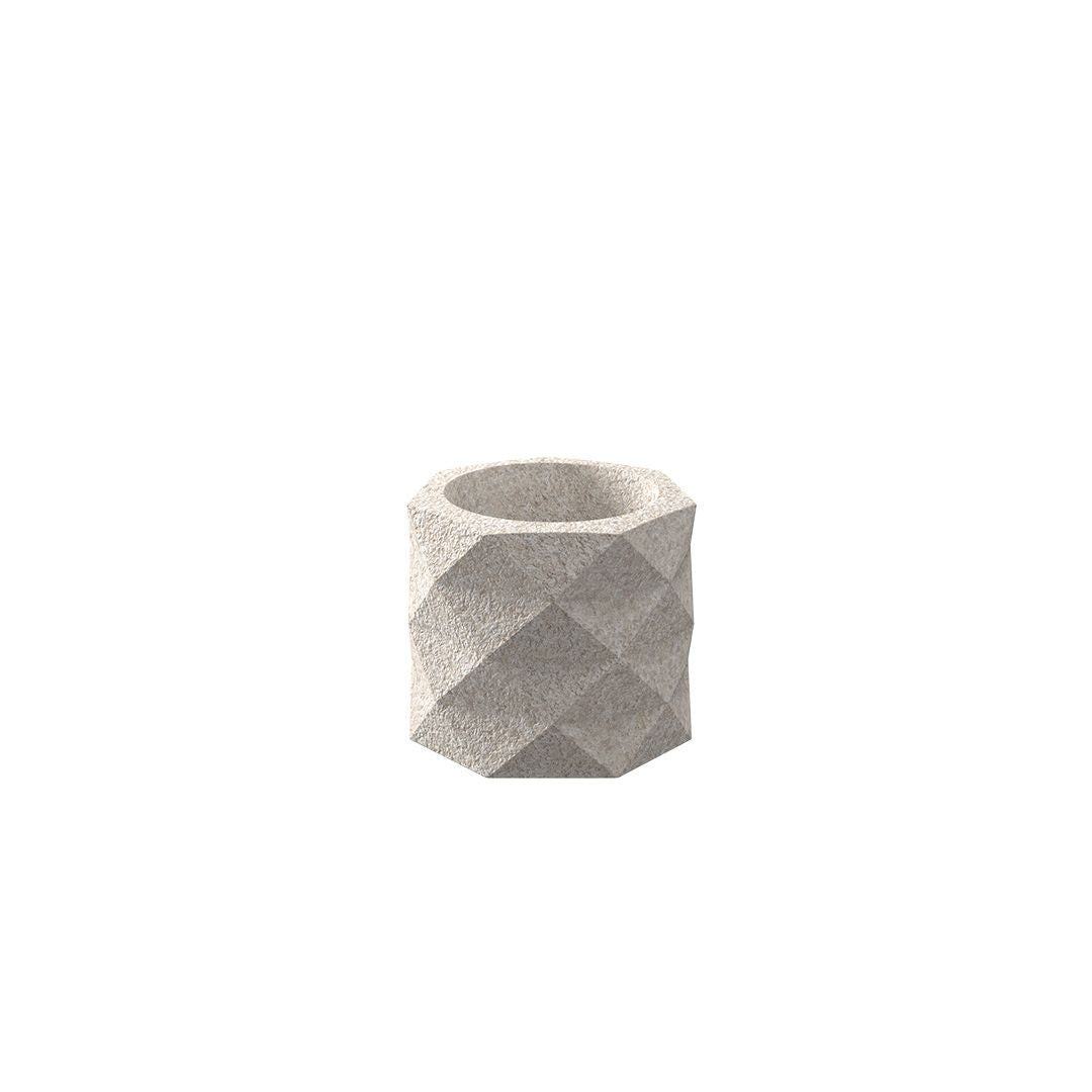 Marquis Bloempot 60x60x52 cm Ecru Granite
