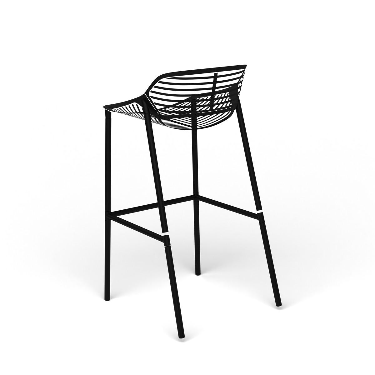 Niwa Kruk, 53 × 60 × h 77/100 cm, Black