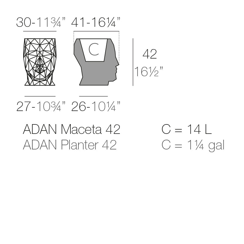 Vondom Adan Planter
