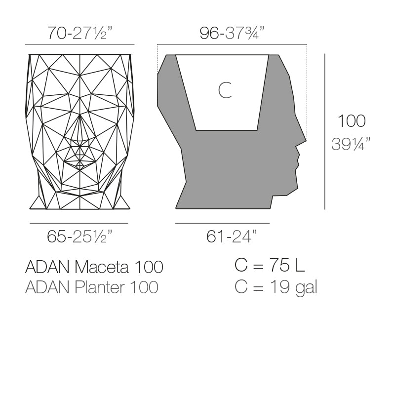 Vondom Adan Planter