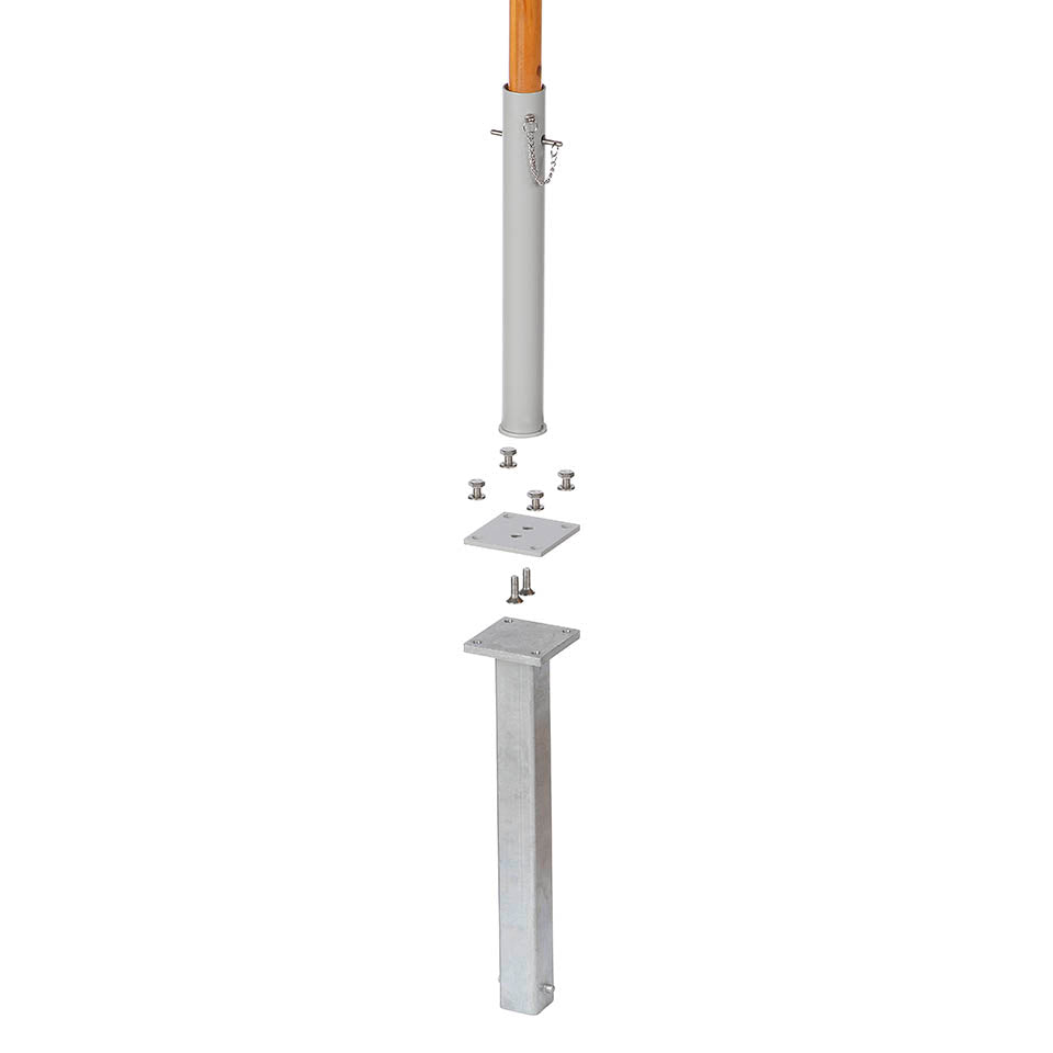 Base de parasol à encastrer 38 - Petit modèle