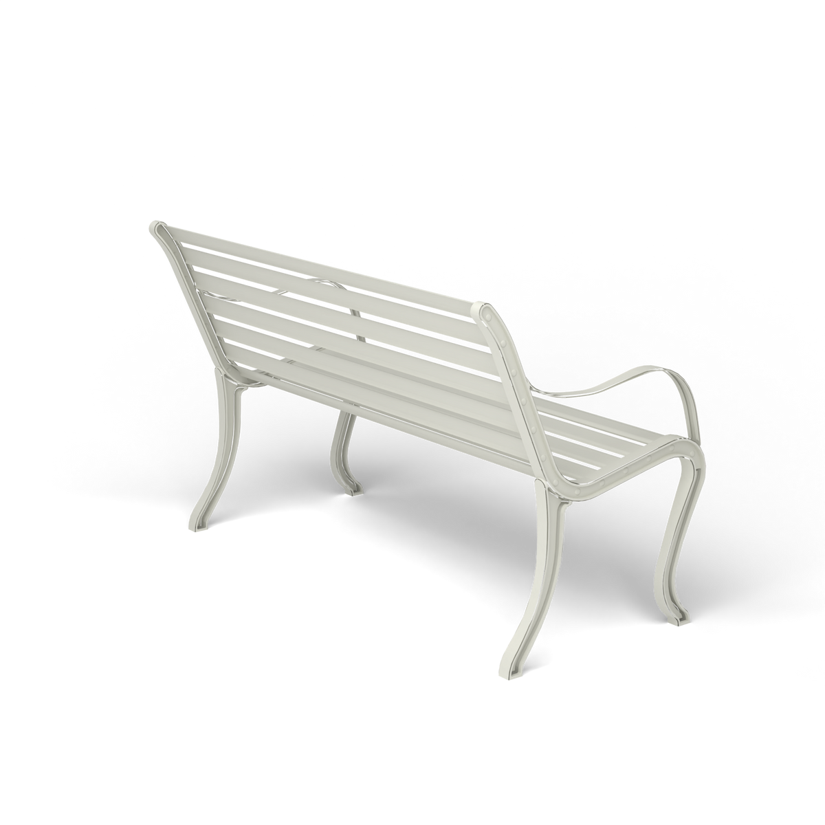 Oasi Bank, 2-zits, 127 cm, Powder Grey