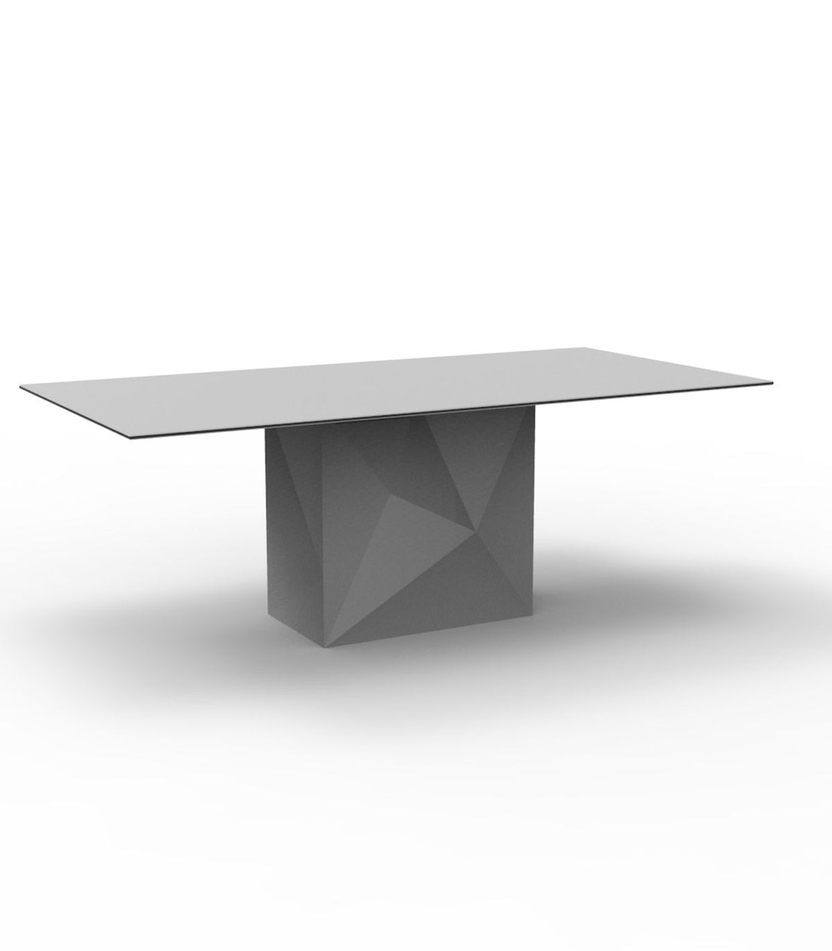 Faz Tafel 200x100 cm Gray