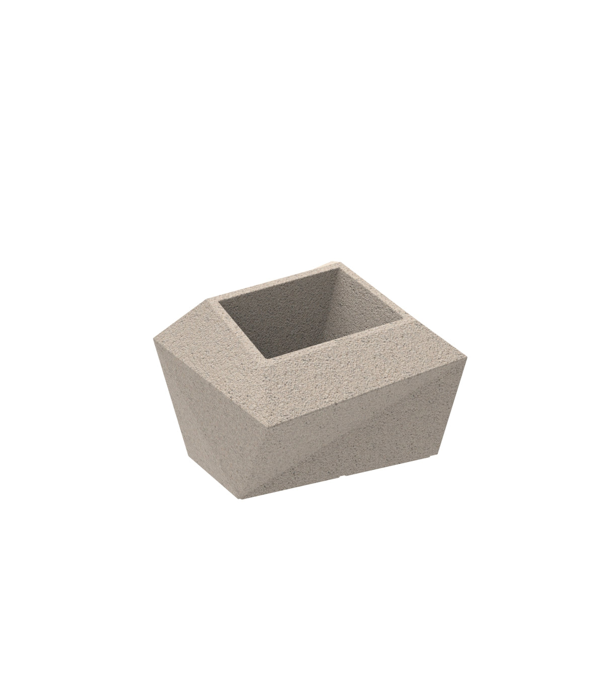 Faz Planter Cream Granite