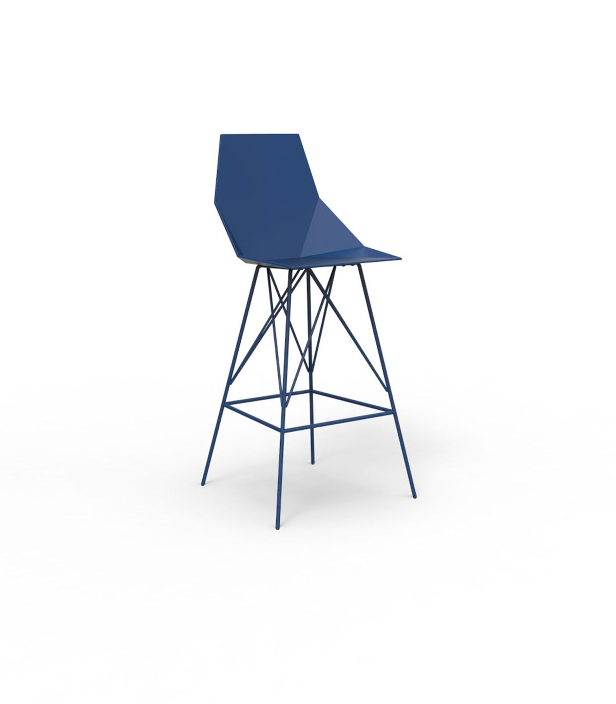 FAZ BAR STOOL 50x51x102cm Blue