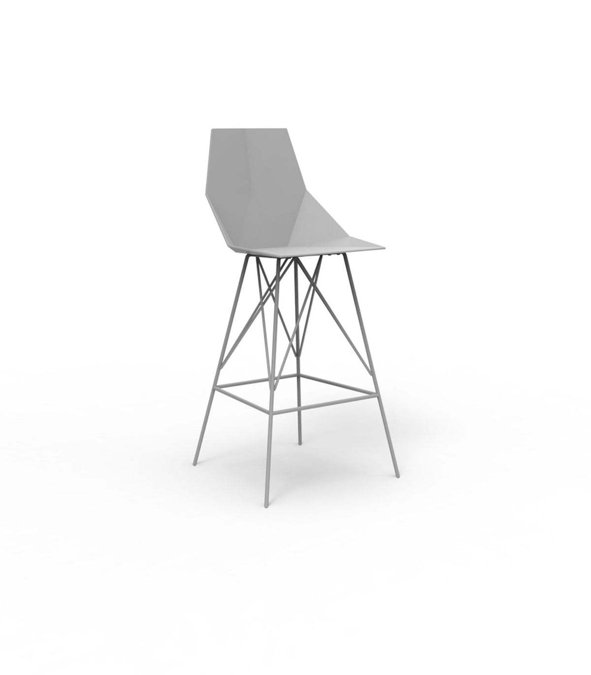 FAZ BAR STOOL 50x51x102cm Gray