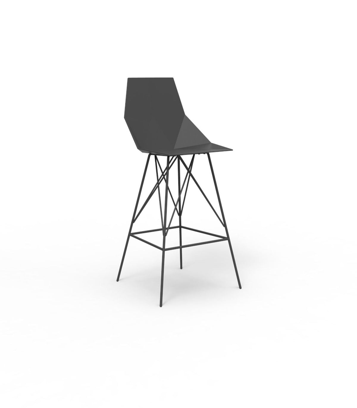 FAZ BAR STOOL 50x51x102cm Anthracite