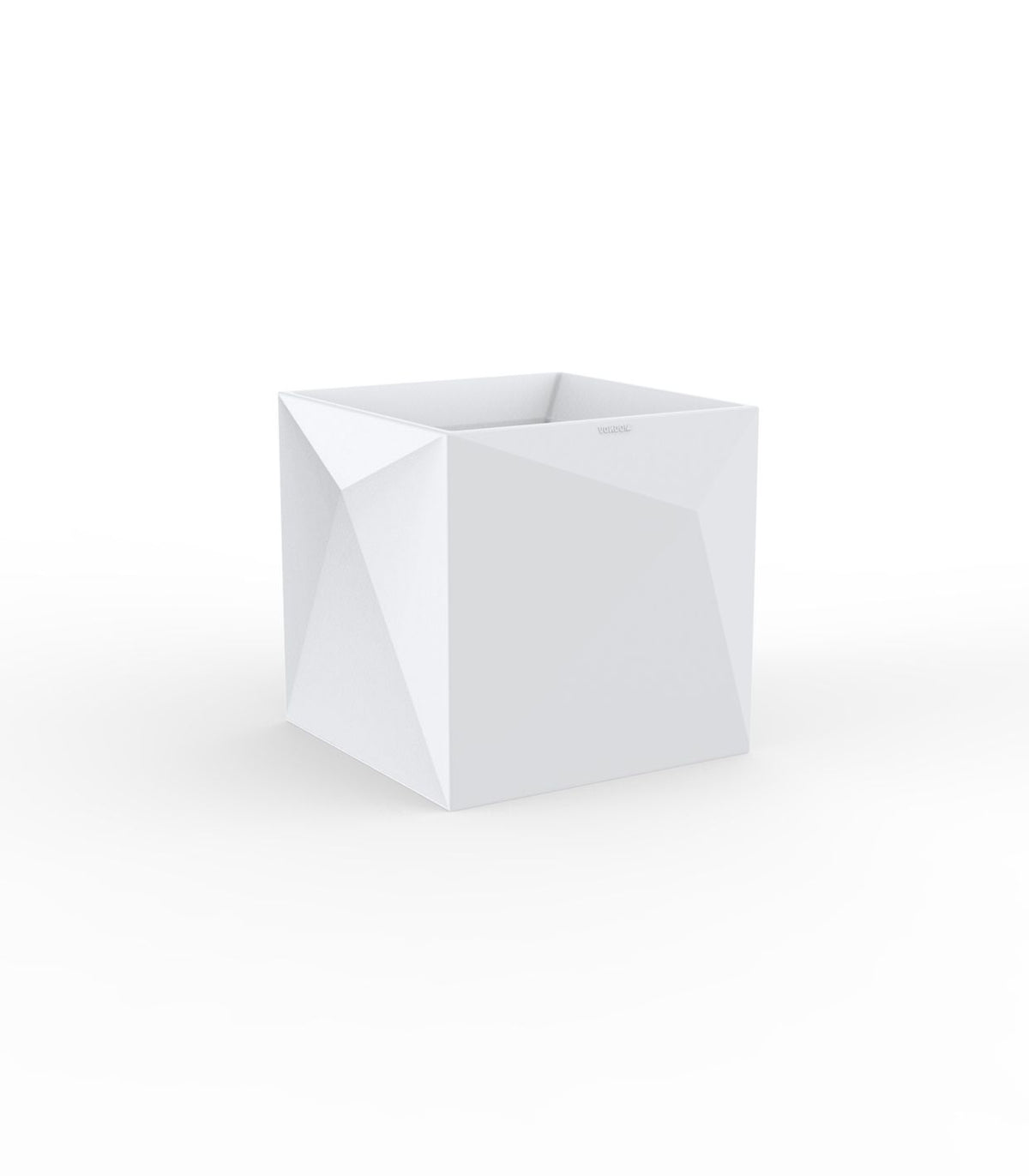 Faz Kubus Bloempot 40x46x40 cm White