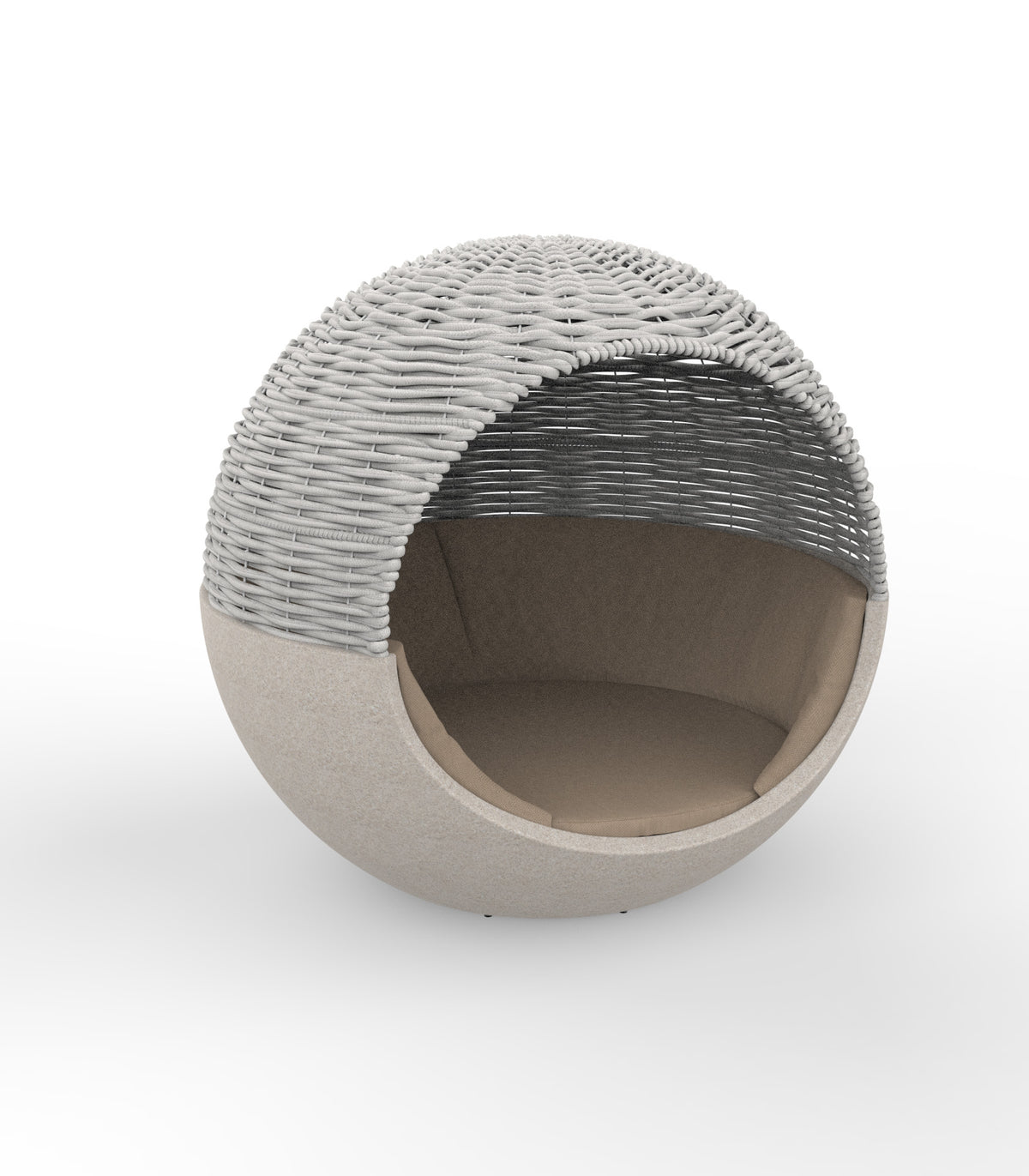 Ulm Moon Daybed Ecru Granite