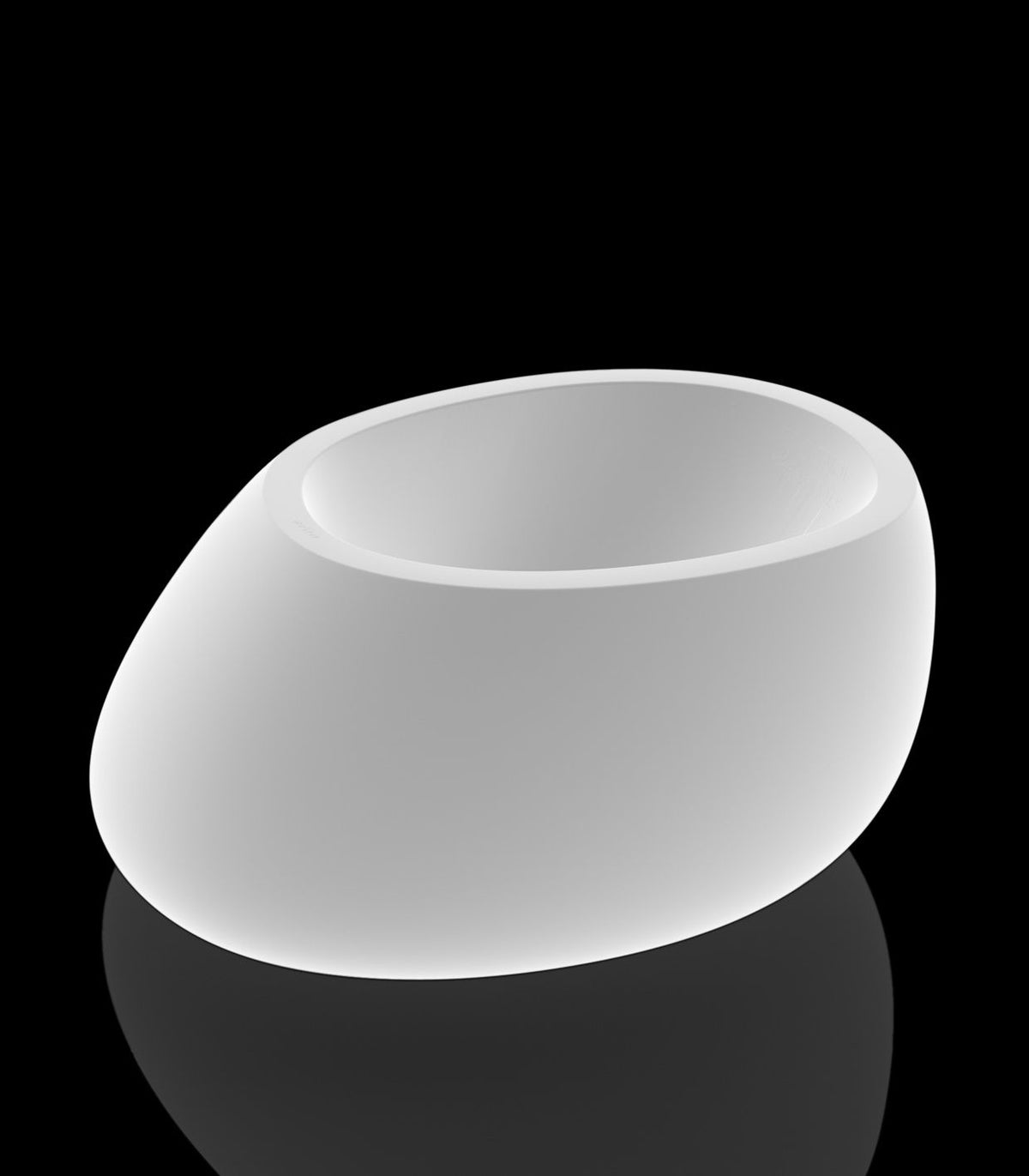 Stone Planter Ice