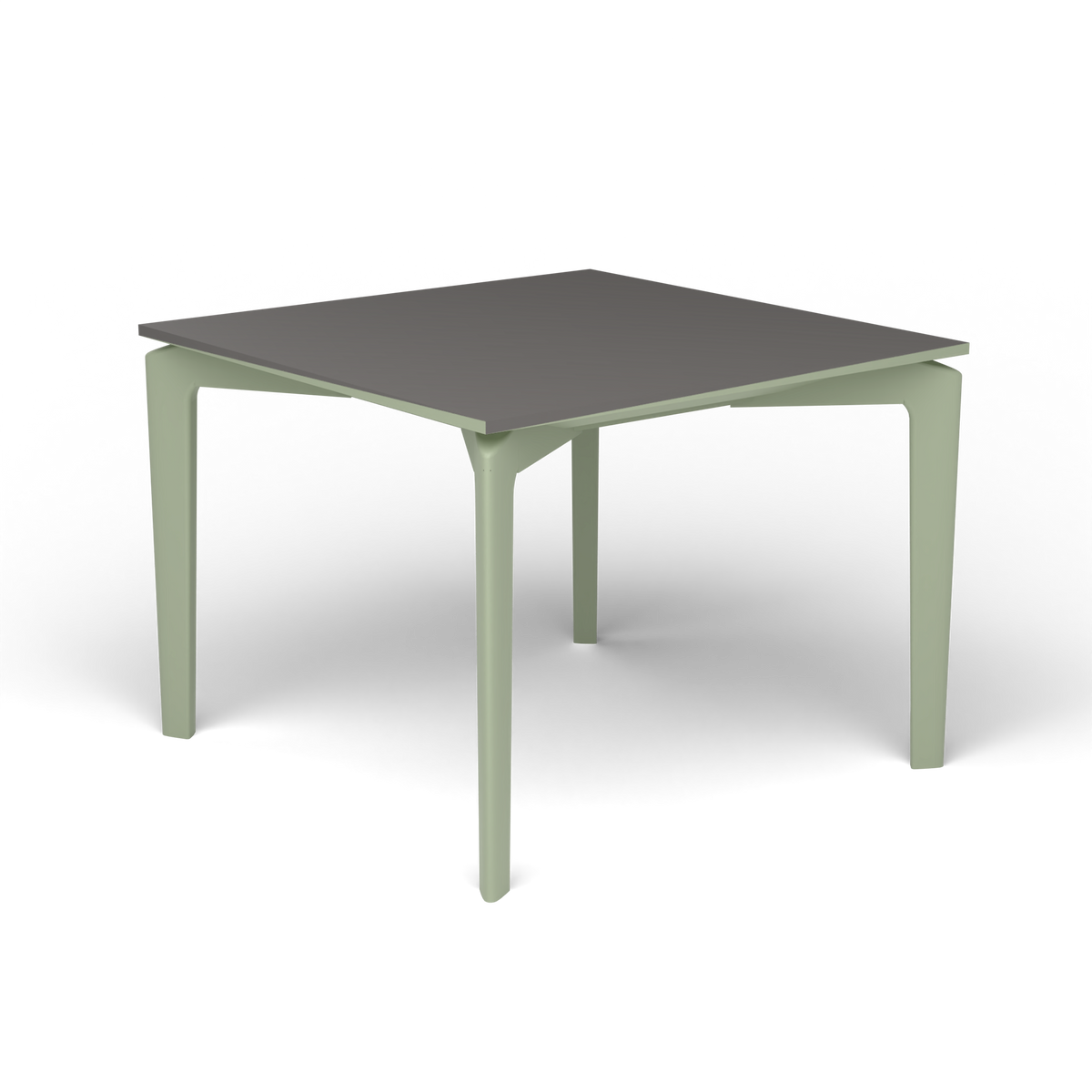 AllSize Salontafel, 50 × 50 × 38 cm, Green Tea, Aluminium speckled Anthracite