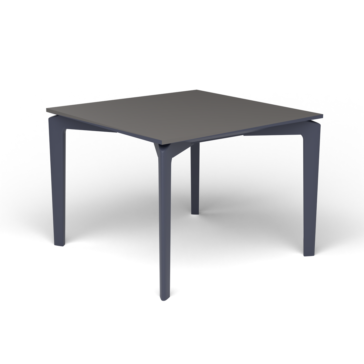 AllSize Salontafel, 50 × 50 × 38 cm, Grey Blue, Aluminium speckled Anthracite