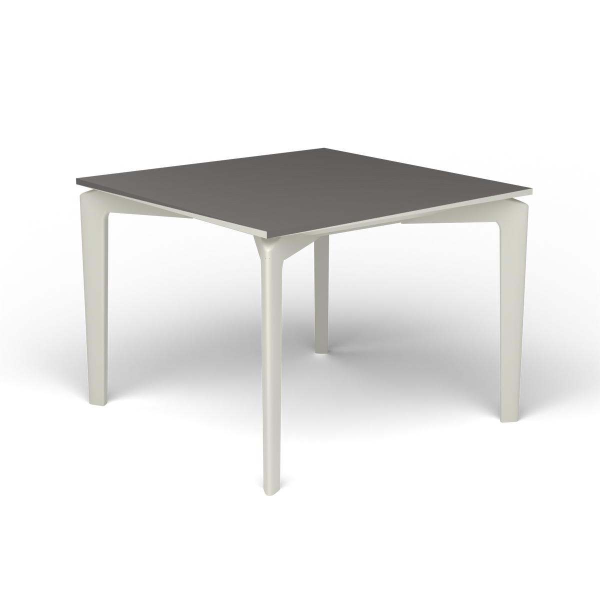 AllSize Salontafel, 50 × 50 × 38 cm, Powder Grey, Aluminium speckled Anthracite