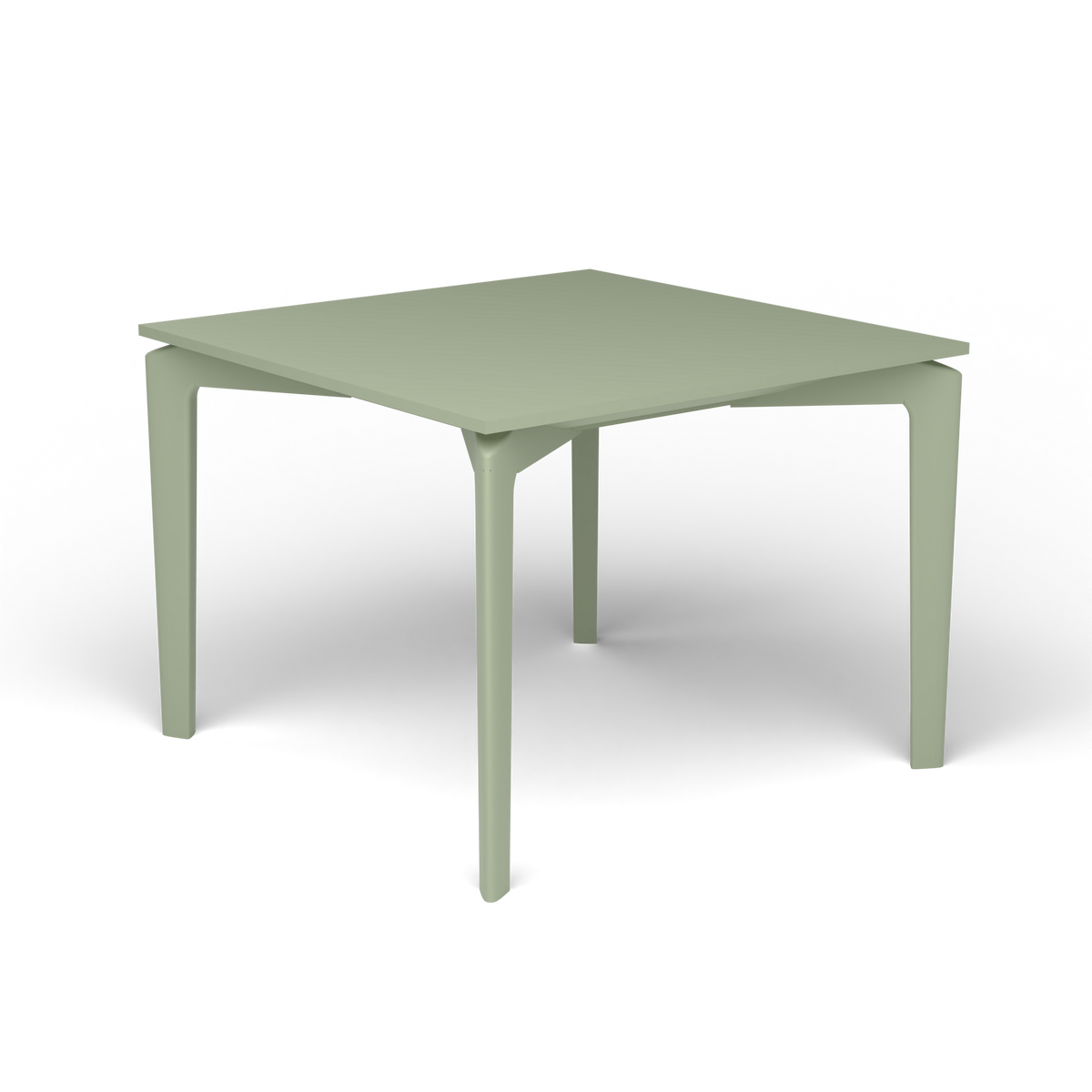 AllSize Salontafel, 50 × 50 × 38 cm, Green Tea, Gelakt aluminium (volgt onderstelkleur)