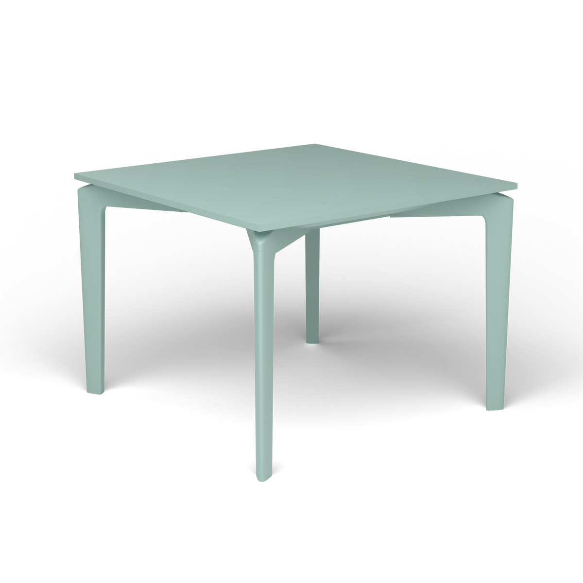 AllSize Salontafel, 50 × 50 × 38 cm, Light Blue, Gelakt aluminium (volgt onderstelkleur)