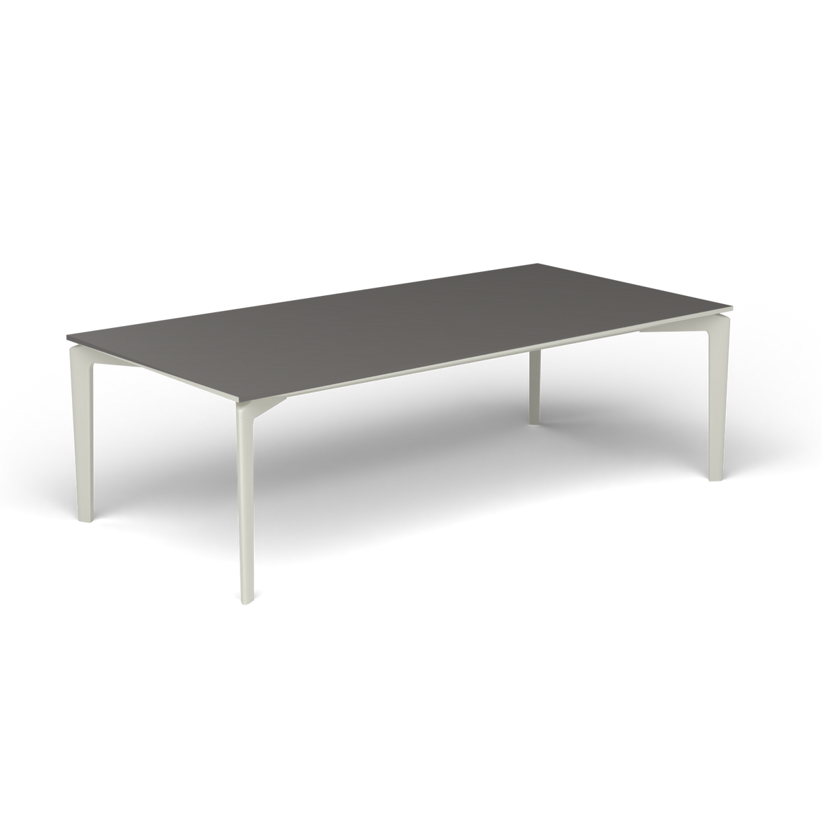 AllSize Salontafel, 120 × 60 × 38 cm, Powder Grey, Aluminium speckled Anthracite