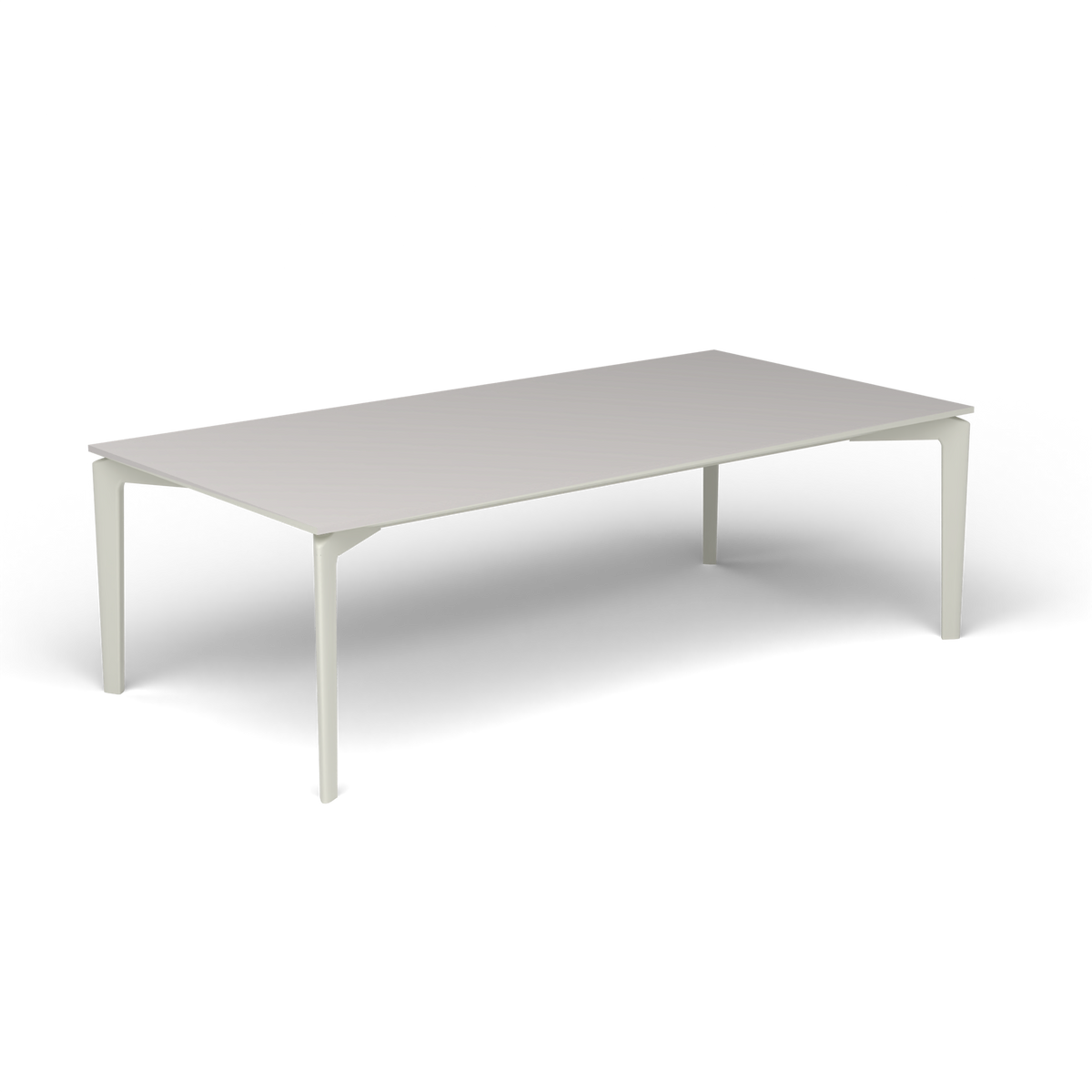 AllSize Salontafel, 120 × 60 × 38 cm, Powder Grey, Aluminium speckled Grey
