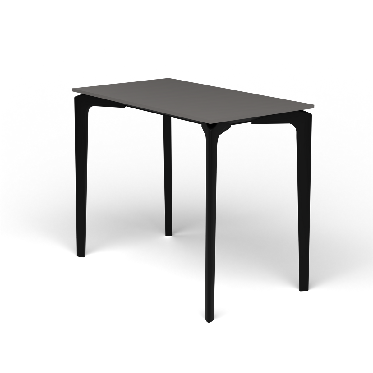 AllSize Console, 90 × 50 × 74 cm, Black, Aluminium speckled Anthracite
