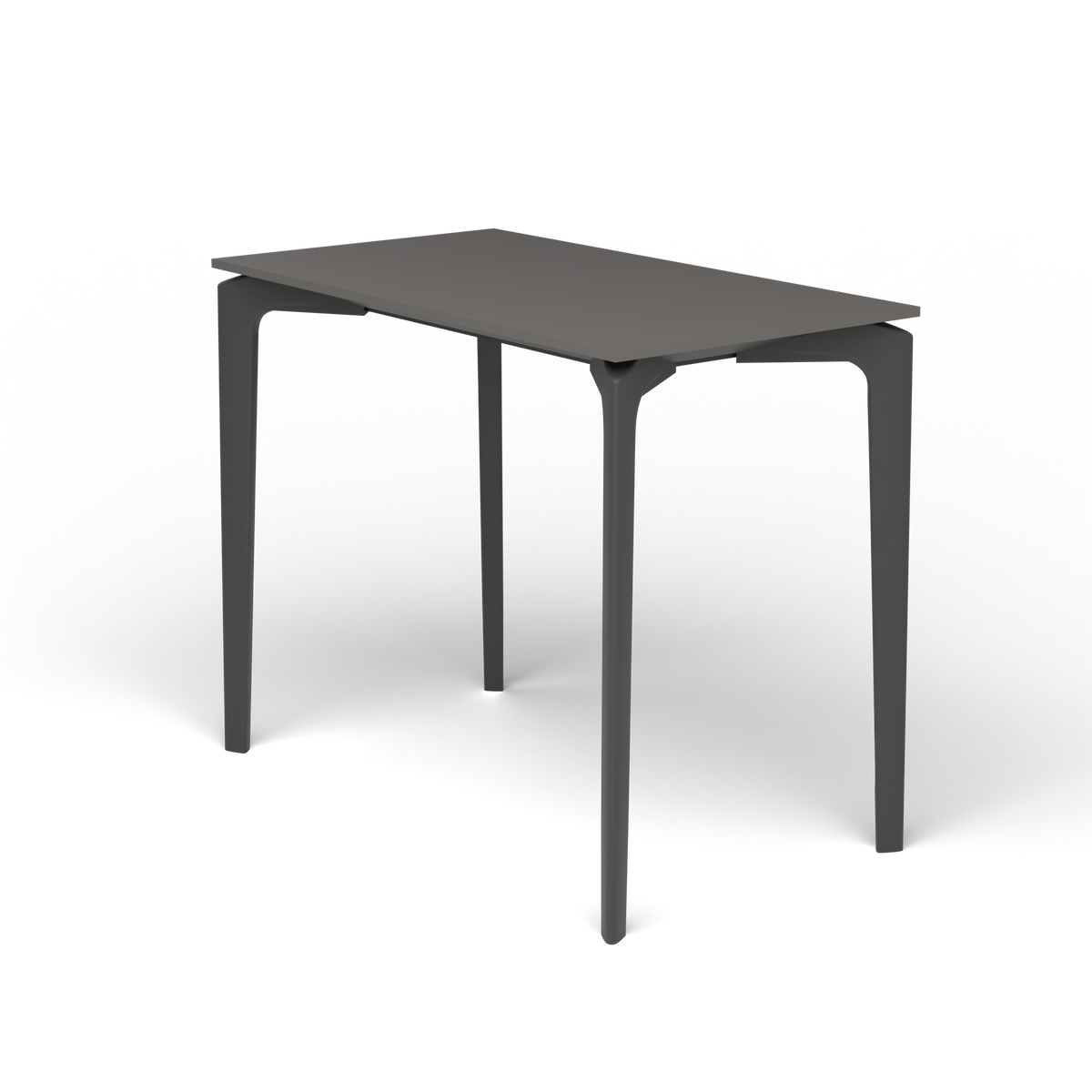 AllSize Console, 90 × 50 × 74 cm, Metallic Grey, Aluminium speckled Anthracite