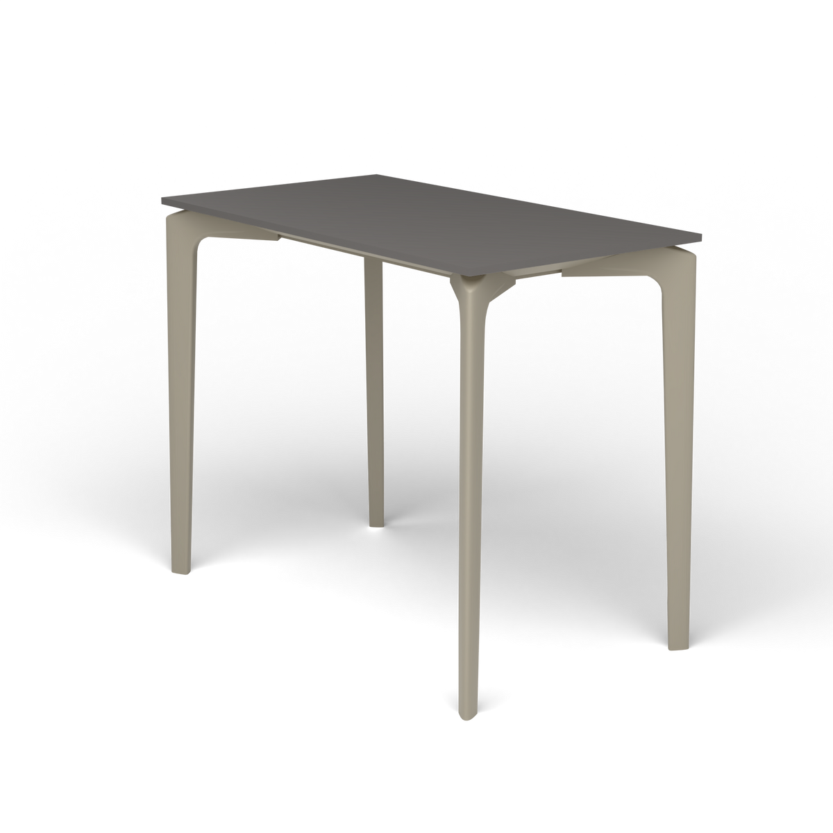 AllSize Console, 90 × 50 × 74 cm, Pearly Gold, Aluminium speckled Anthracite