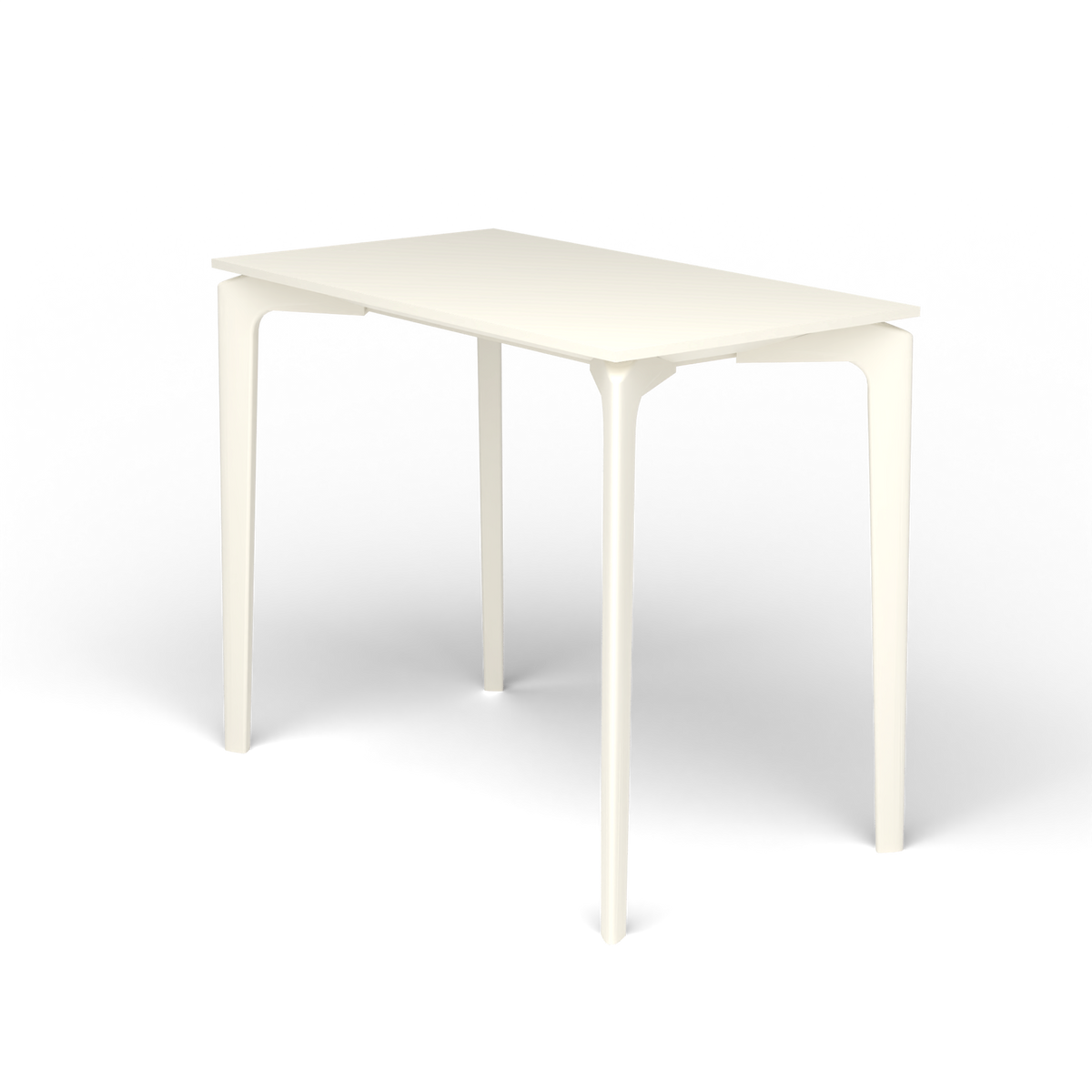 AllSize Console, 90 × 50 × 74 cm, Antique White, Gelakt aluminium (volgt onderstelkleur)