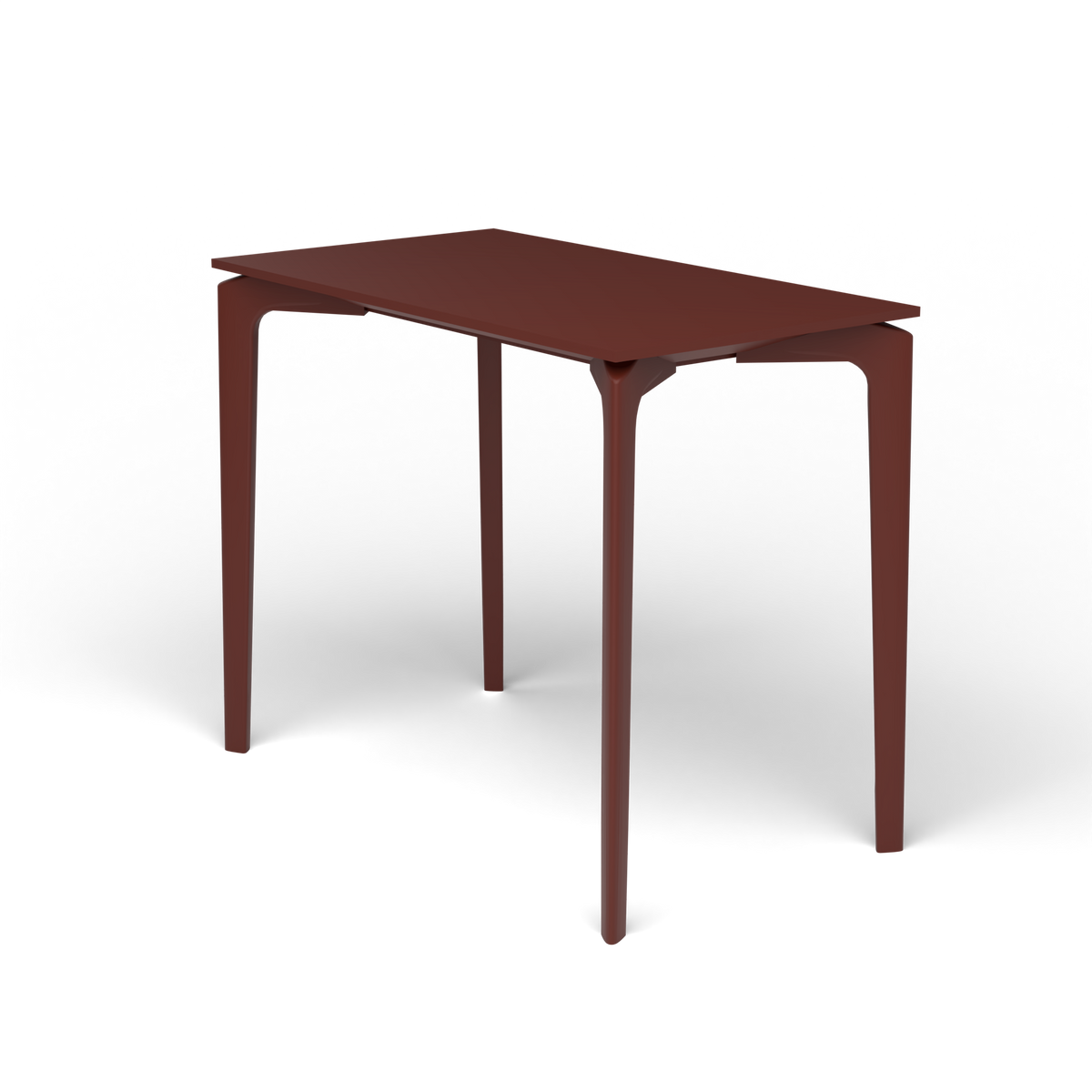AllSize Console, 90 × 50 × 74 cm, Chestnut Brown, Gelakt aluminium (volgt onderstelkleur)