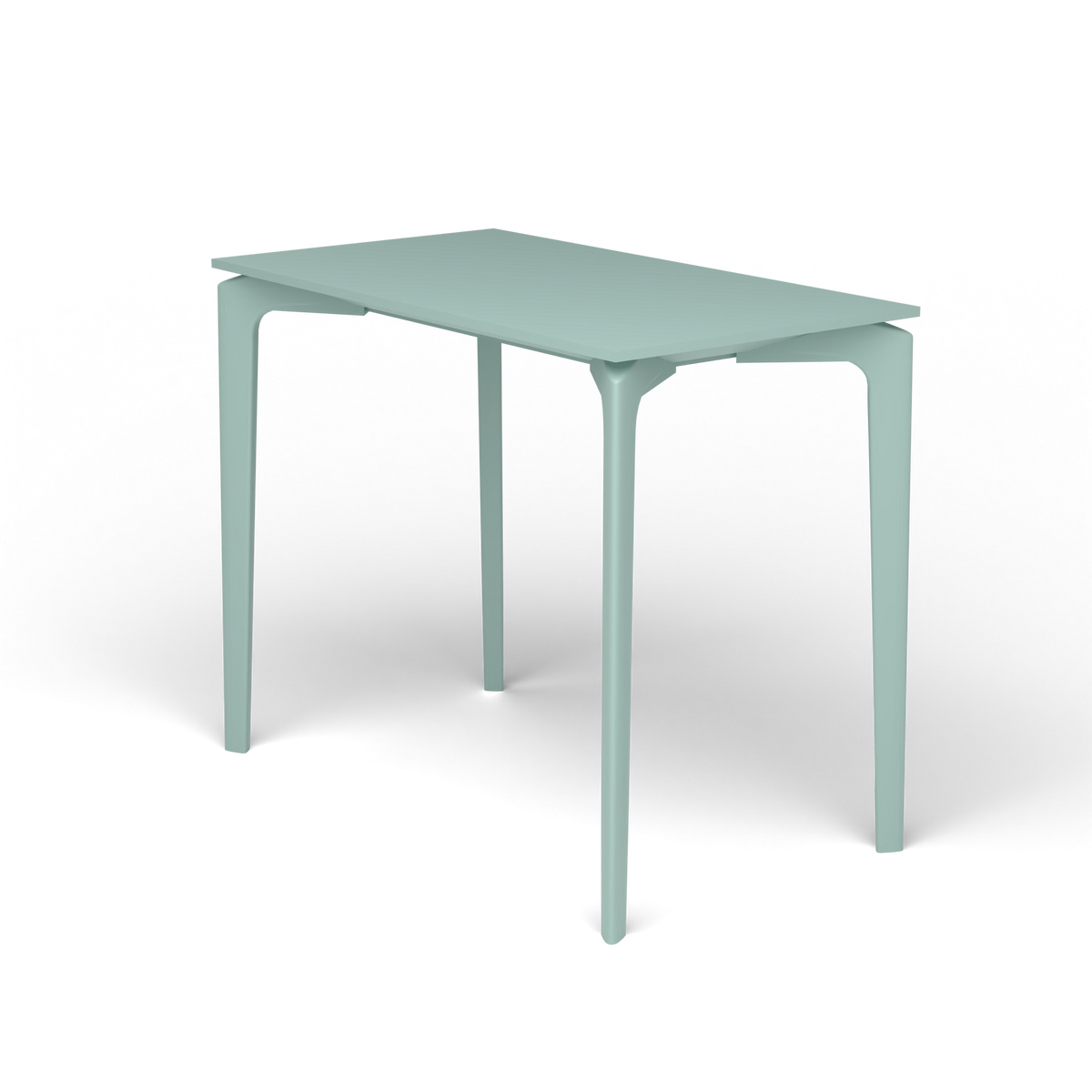 AllSize Console, 90 × 50 × 74 cm, Light Blue, Gelakt aluminium (volgt onderstelkleur)
