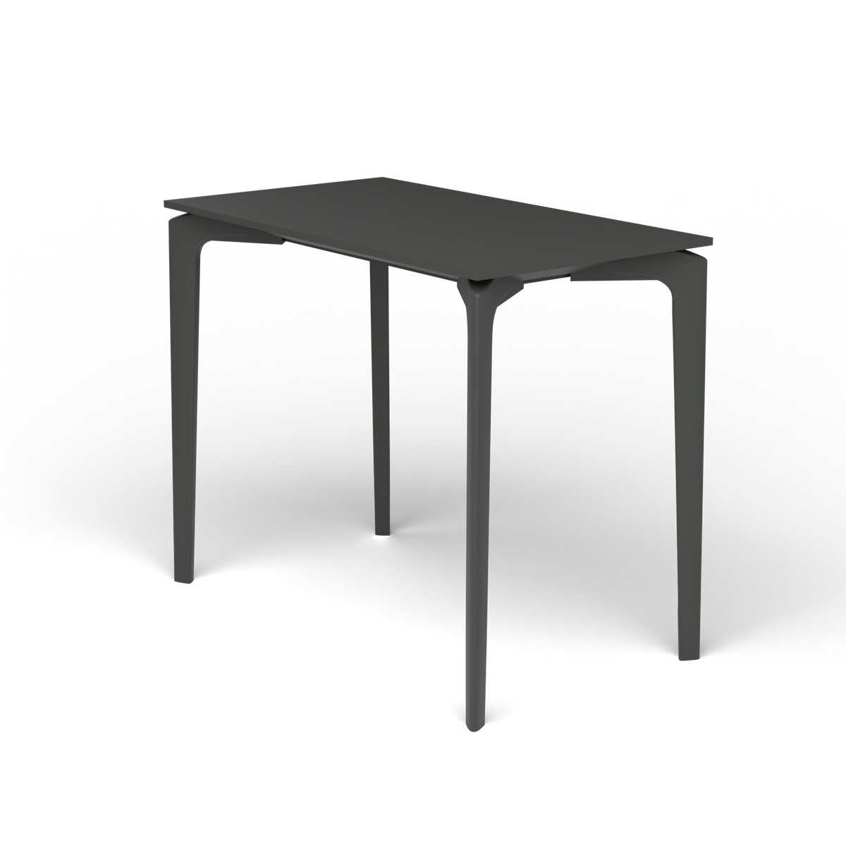 AllSize Console, 90 × 50 × 74 cm, Metallic Grey, Gelakt aluminium (volgt onderstelkleur)