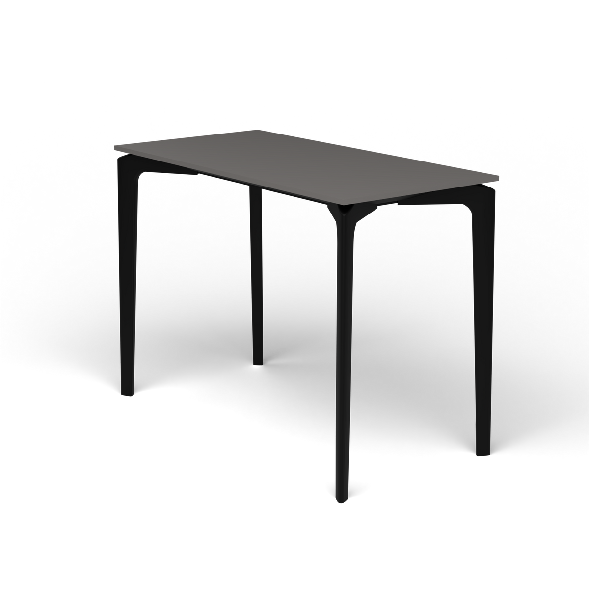 AllSize Console, 100 × 50 × 74 cm, Black, Aluminium speckled Anthracite
